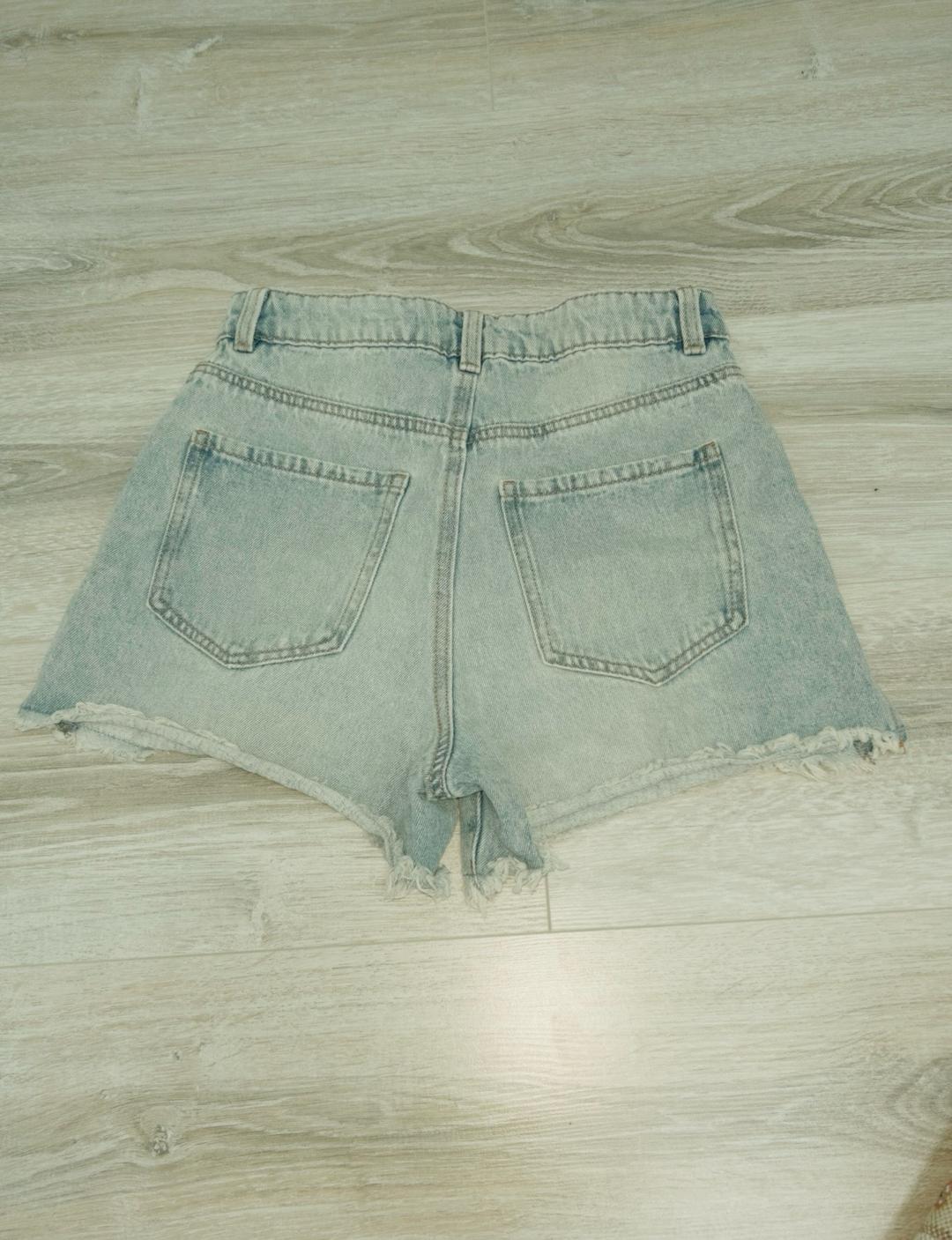 LCW Jeans Джинсовые шорты с необработанным краем — фото 2