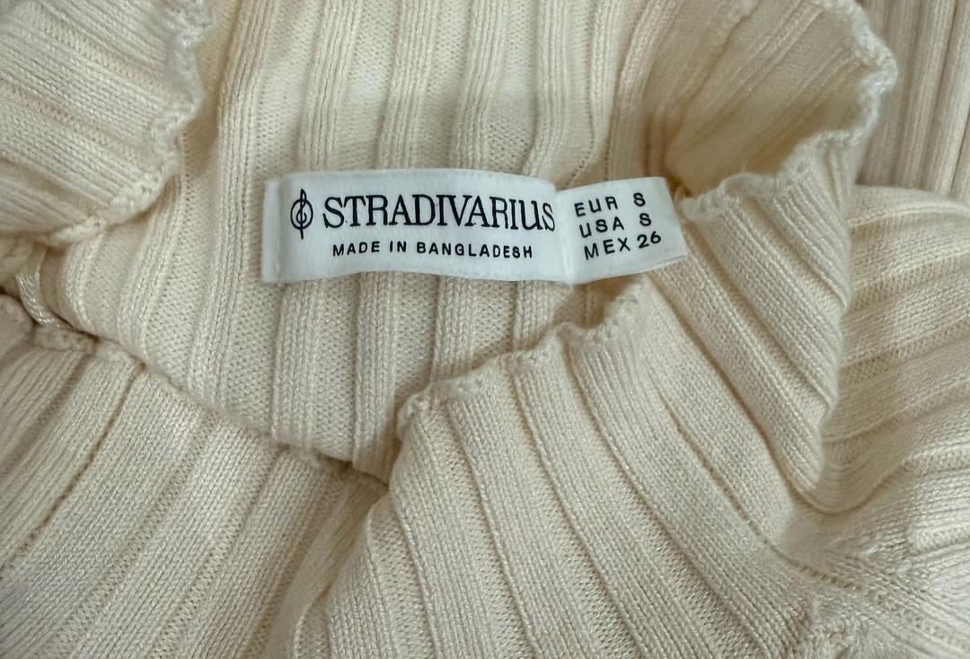 Stradivarius Платье Stradivarius в рубчик — фото 2