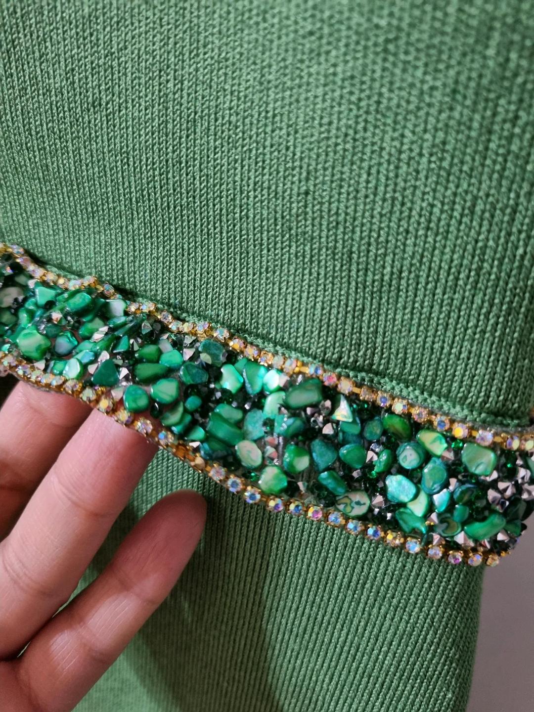 Zara Платье Zara зелёное — фото 2