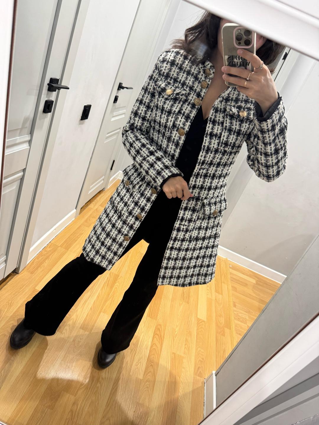 Balmain Твидовый  пальтоBalmain — фото 2