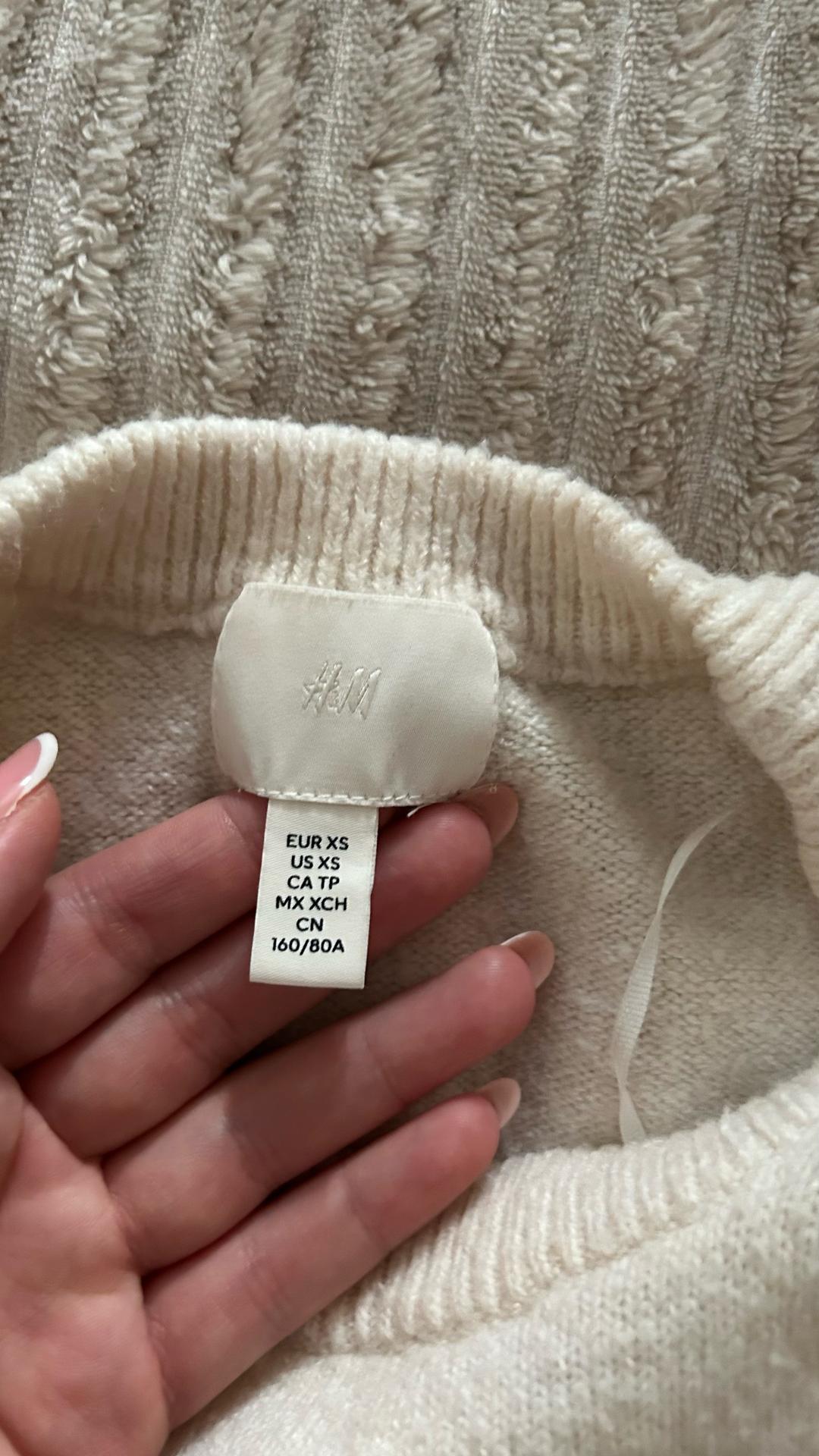 H&M Белое кофта H&M — фото 2
