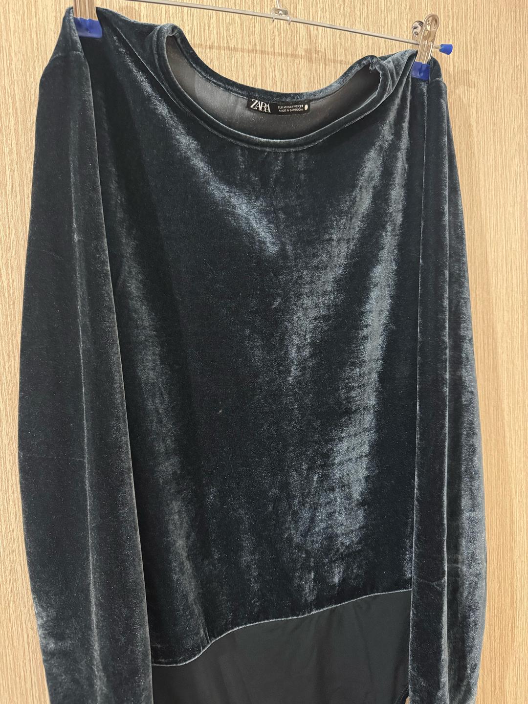 Zara Боди Zara бархатное — фото 2