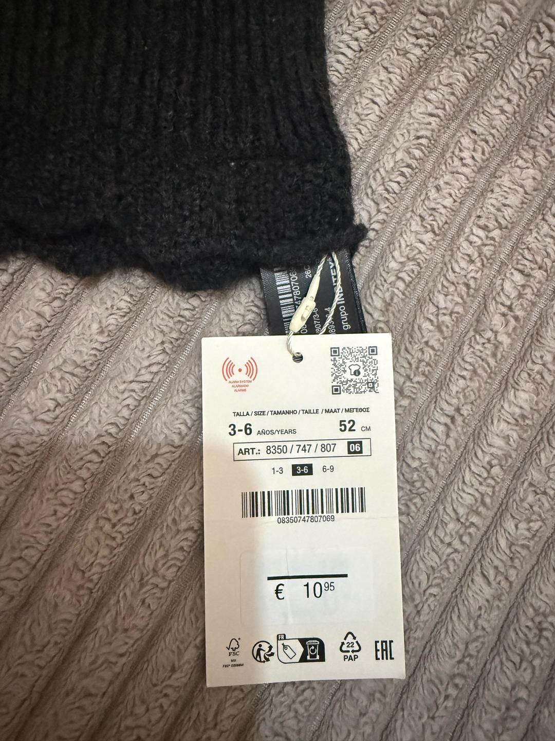 Zara Детский вязаный капор — фото 2