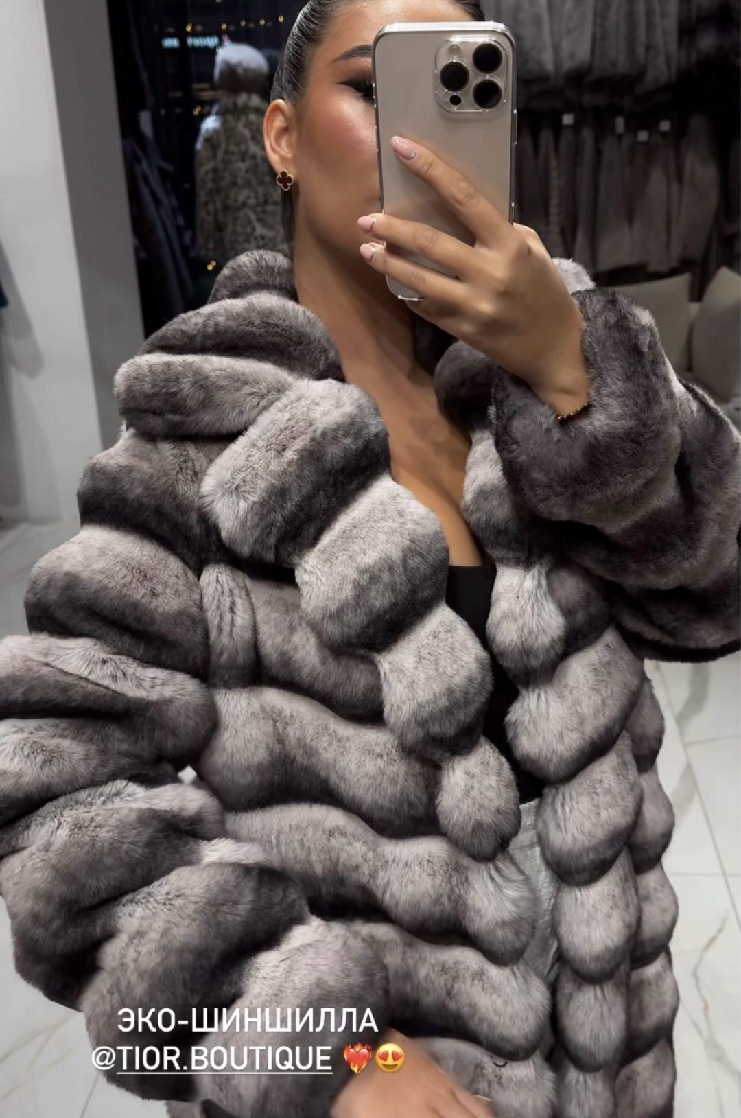 Boutique + Шуба из эко-шиншиллы — фото 2