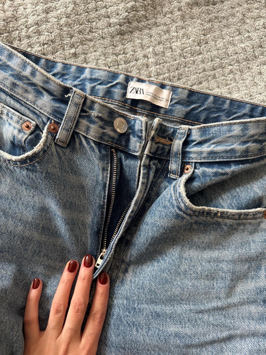 Zara Голубые джинсы Zara — фото 2