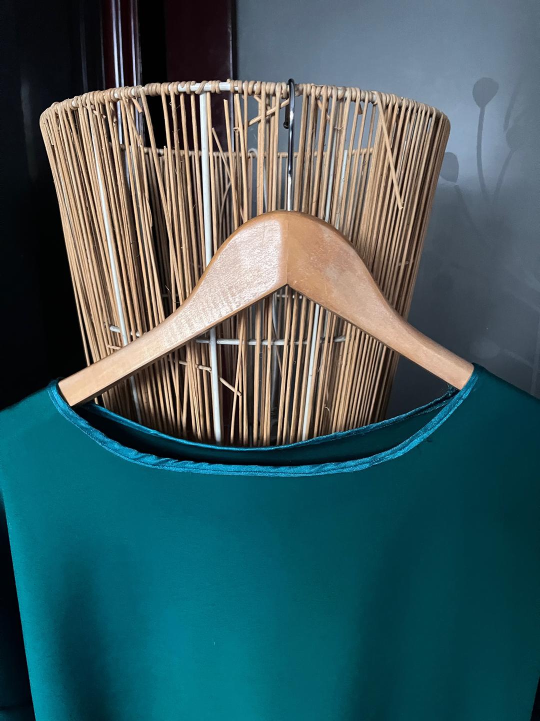 Handmade (ручная работа) Женский лонгслив ручной работы — глубокий изумрудный цвет — фото 2