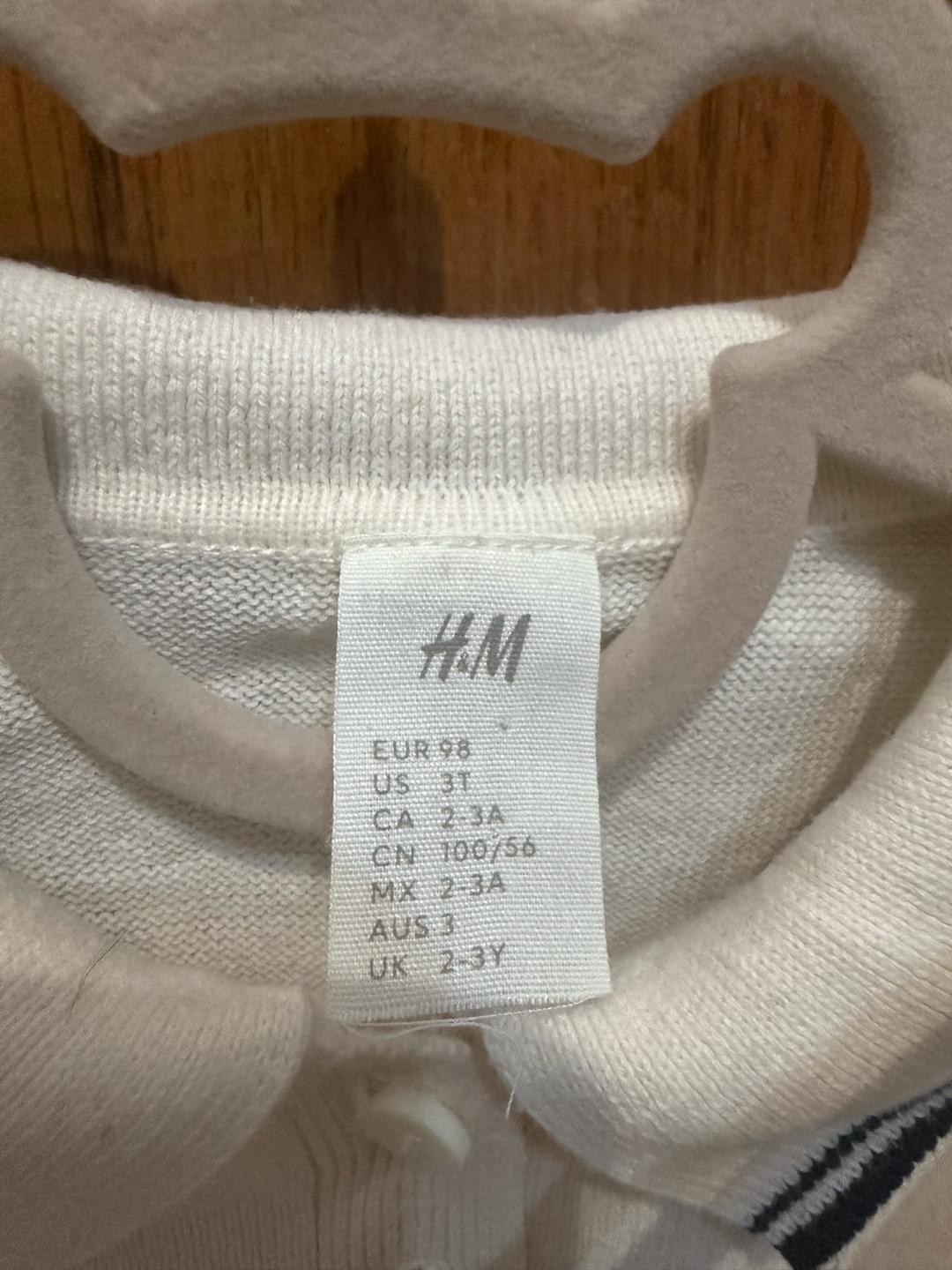 H&M Вязанная двойка нм 100 проц хлопок нитки — фото 2