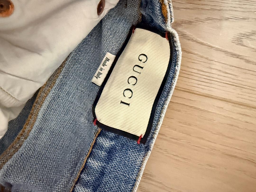 Gucci Джинсы Gucci с принтом — фото 2