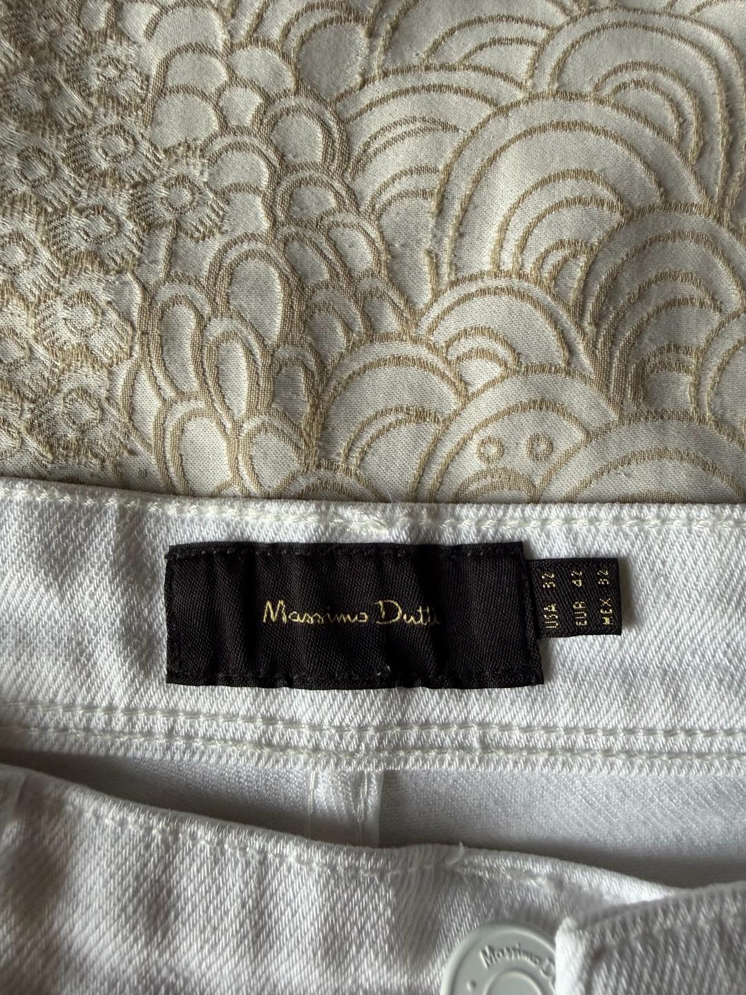 Massimo Dutti Белые джинсы Massimo Dutti — фото 2