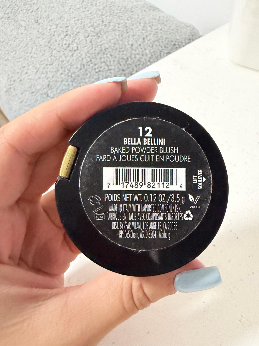 MILANI Румяна Milani Baked Powder Blush 12 Bella Bellini — фото 2