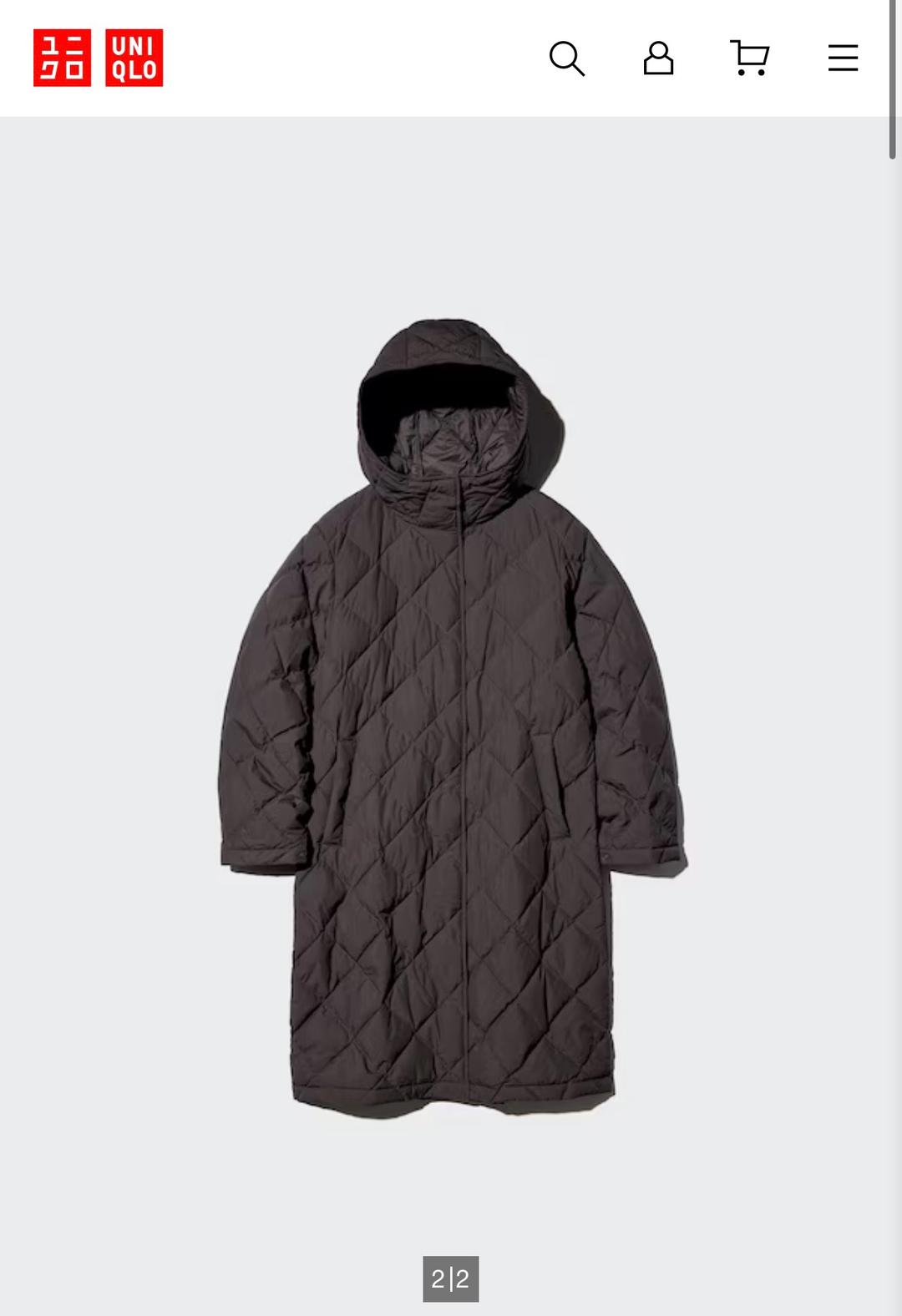 Uniqlo Стеганое пальто UNIQLO — фото 2