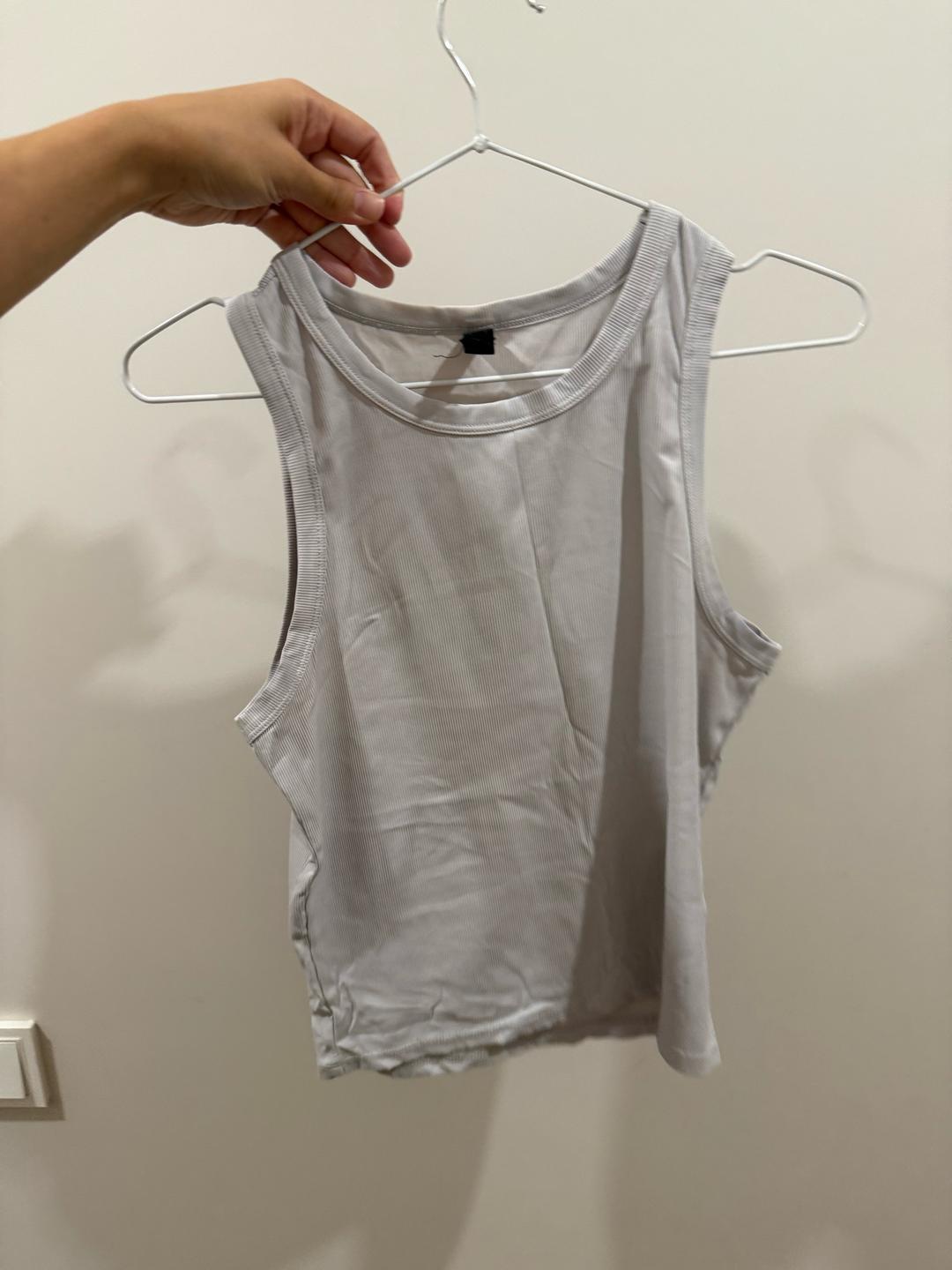 Нет бренда Топ голубой — фото 2