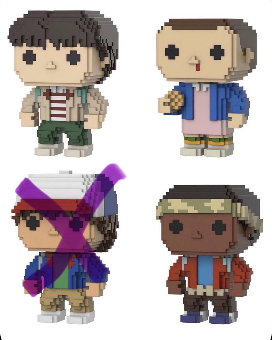 Funko pop Фигурка Funko POP! 8-Bit Stranger Things (Exc) 4РK/ — фото 2