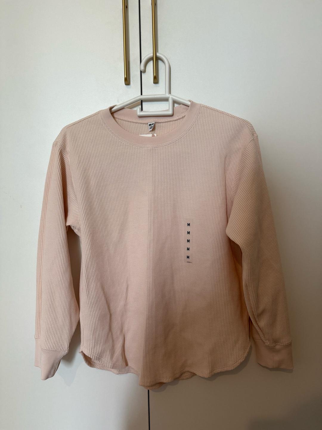 Uniqlo Лонгслив Uniqlo вафельный — фото 2