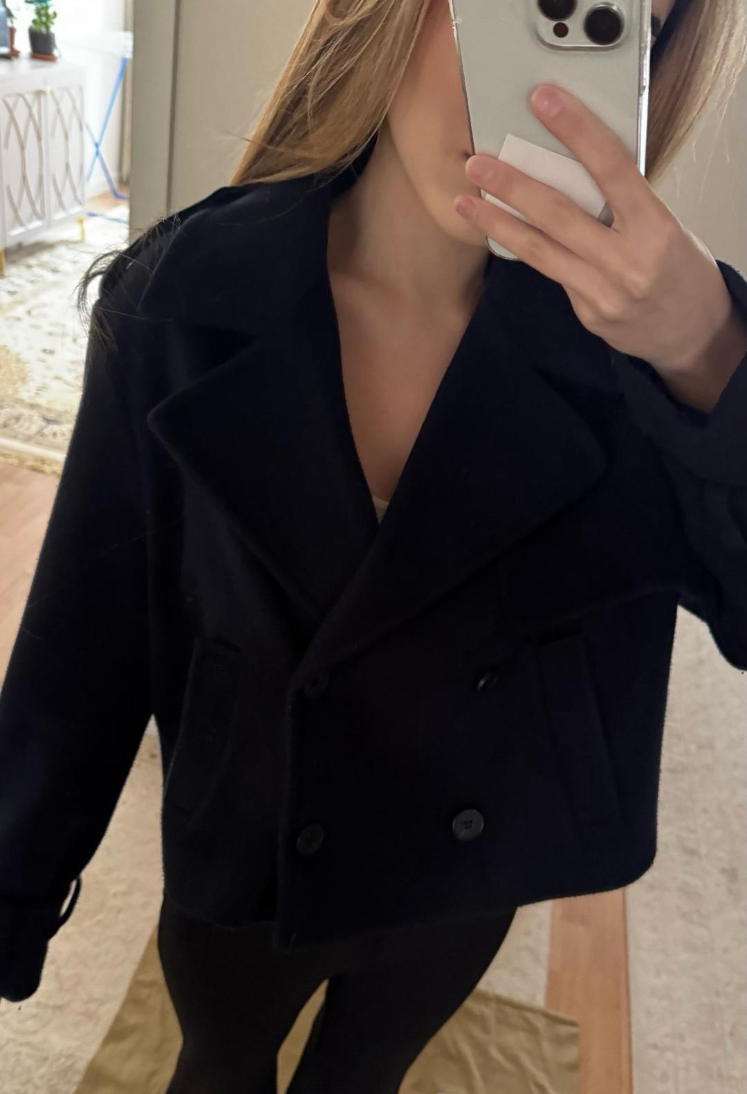 Bershka Укороченное пальто — фото 2