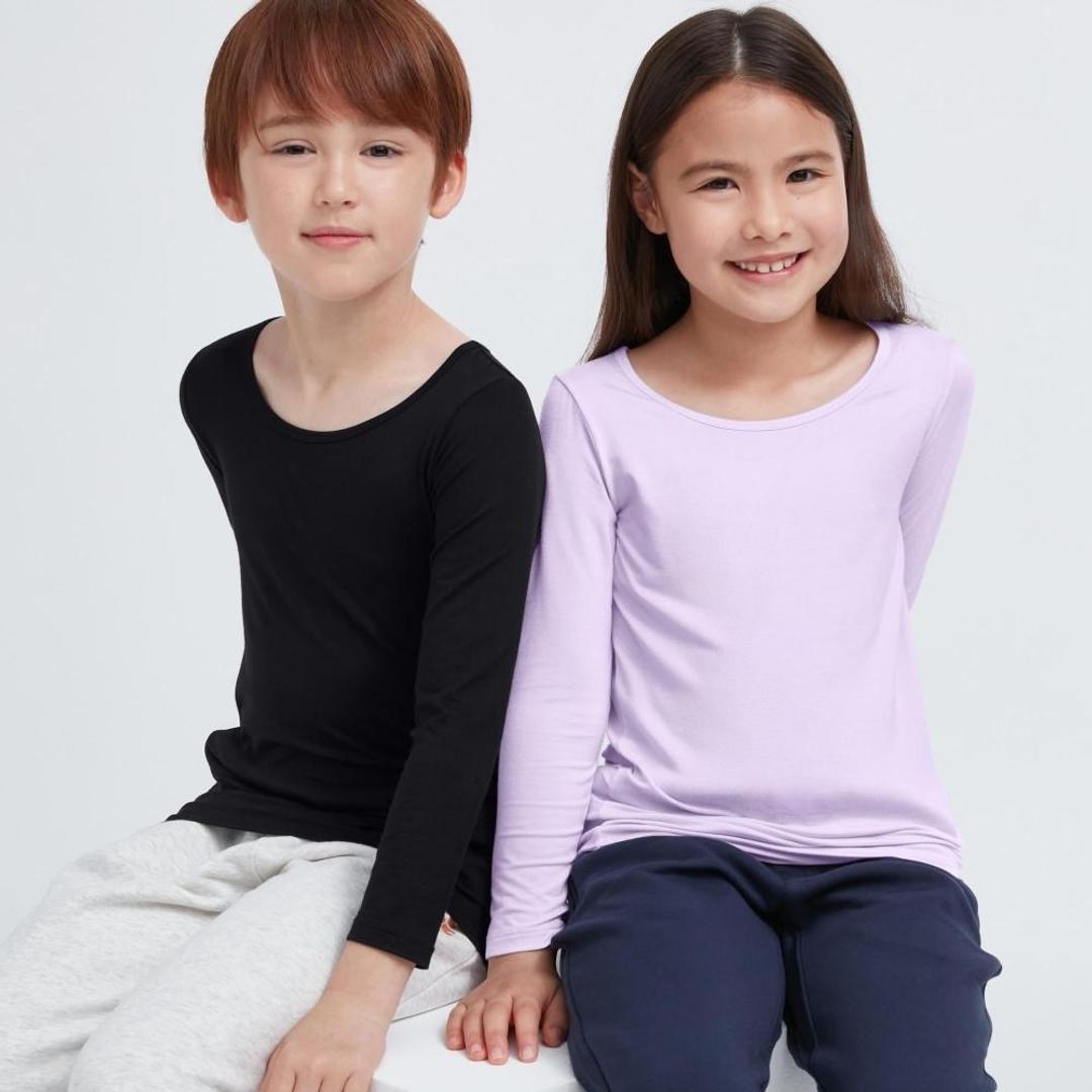 Uniqlo UNIQLO HEATTECH лонгслив детский — фото 2
