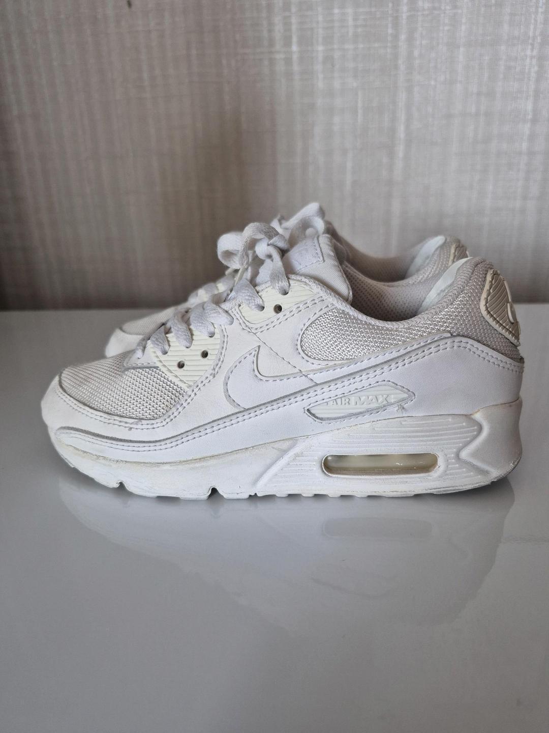 Nike Кроссовки Nike Air Max 90 Triple White (Оригинал) — фото 2