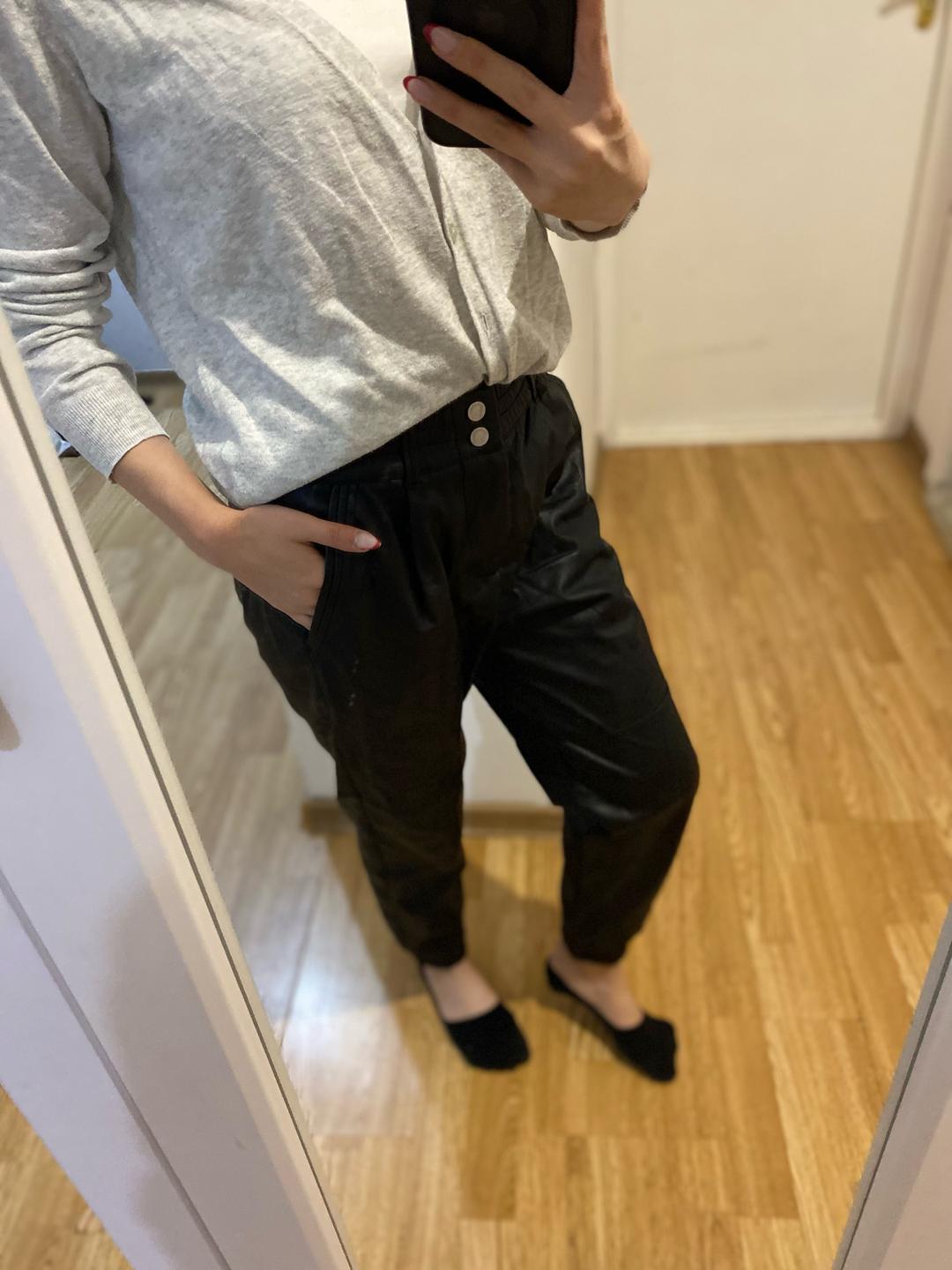 Bershka Брюки кожаные Bershka — фото 2