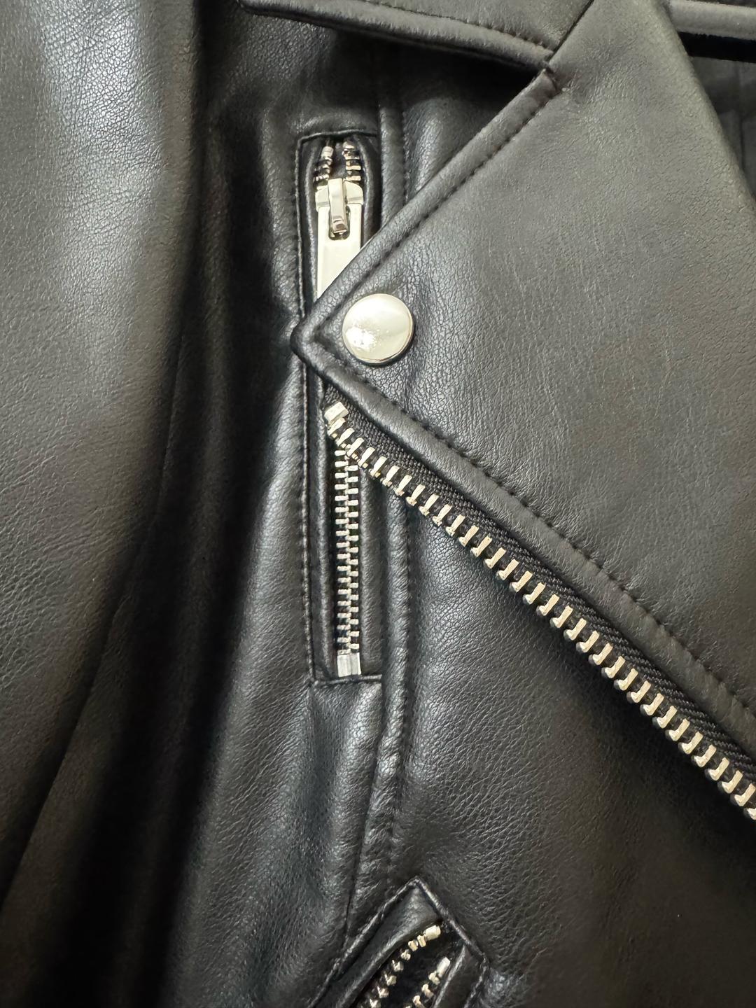 Zara Кожаная куртка Zara — фото 2