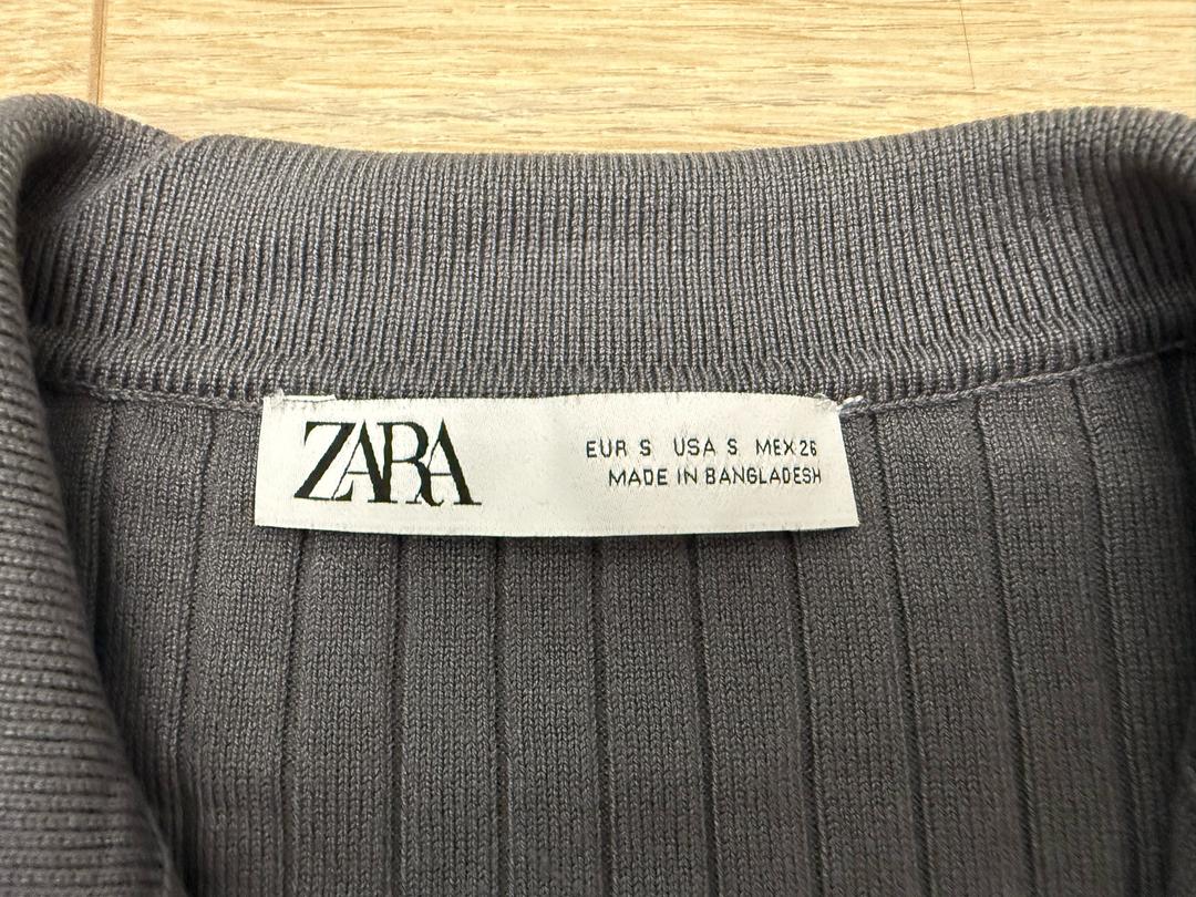 Zara Серая рубашка Zara — фото 2