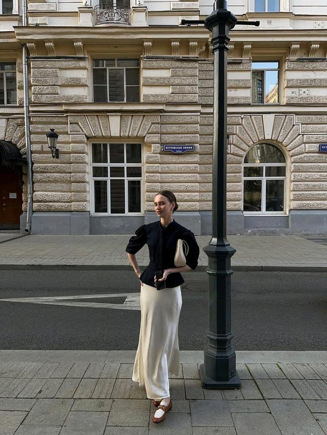 Zara Атлас юбка от зара — фото 2