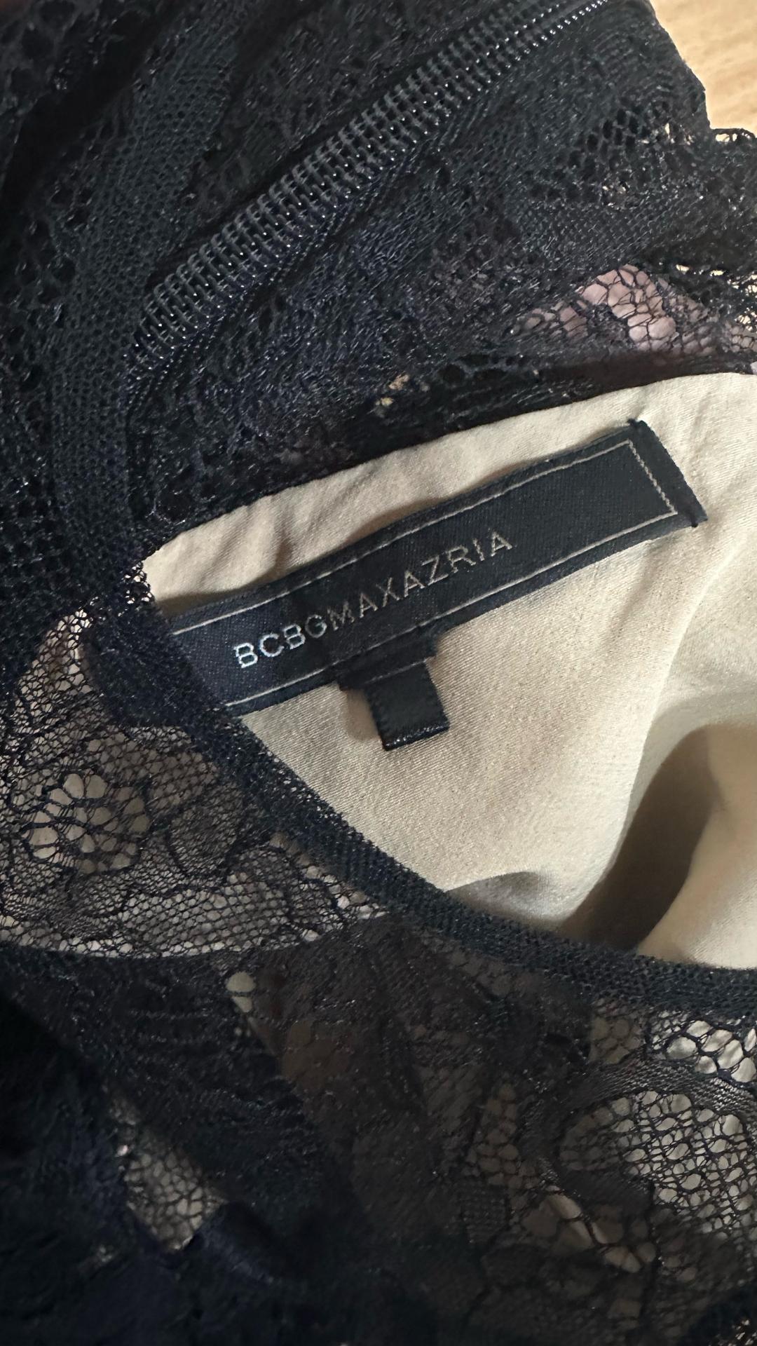 BCBGMaxAzria Элегантный кружевной топ BCBGMAXAZRIA — фото 2
