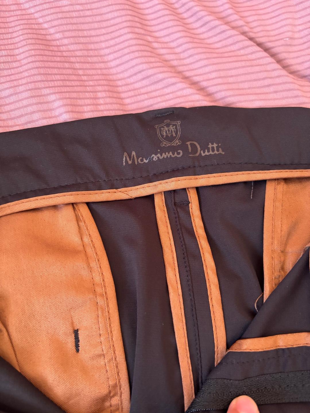 Massimo Dutti Черный мужской штаны — фото 2