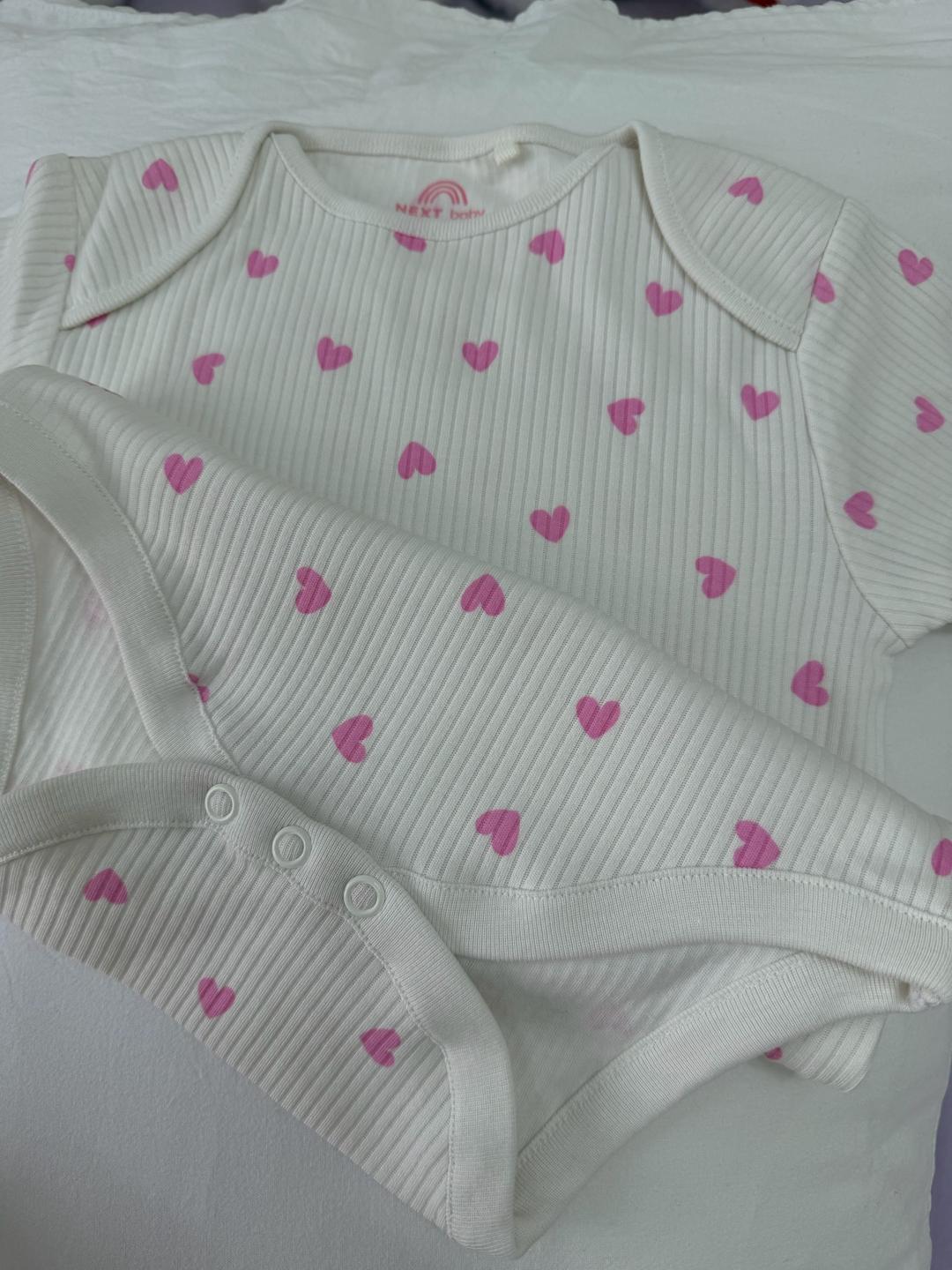 Next Боди Next baby с принтом сердечки — фото 2