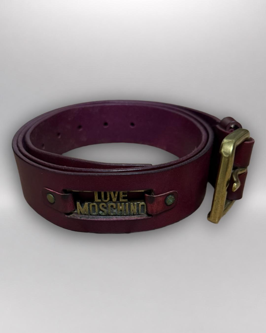 Love Moschino Кожаный Ремень Love Moschino — фото 2
