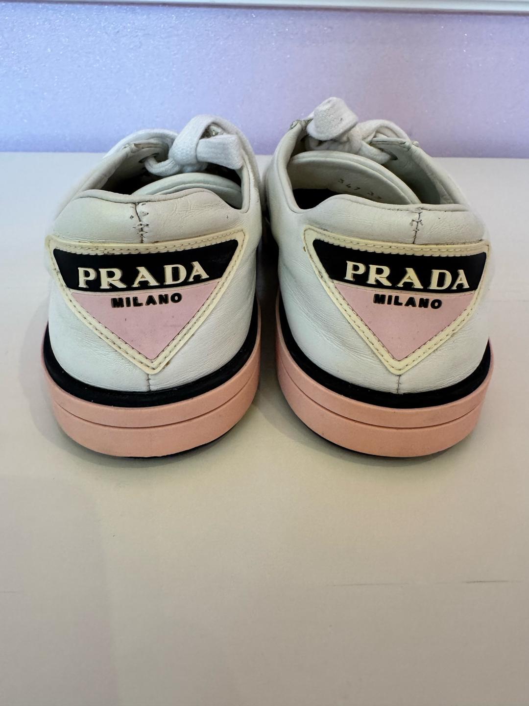 Prada Кожаные кеды Prada — фото 2