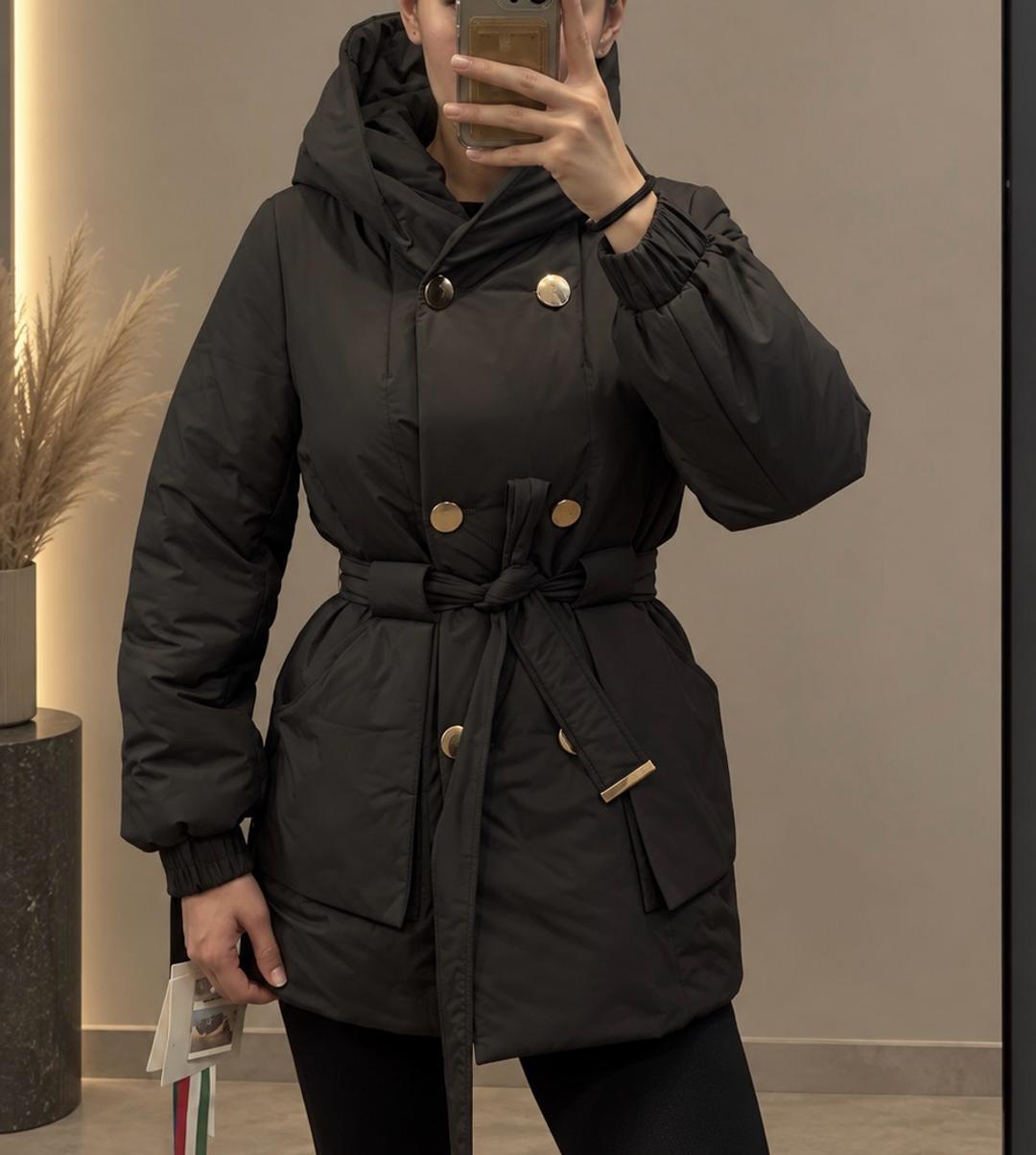 Max Mara Пуховик max Mara с Нат мехом — фото 2