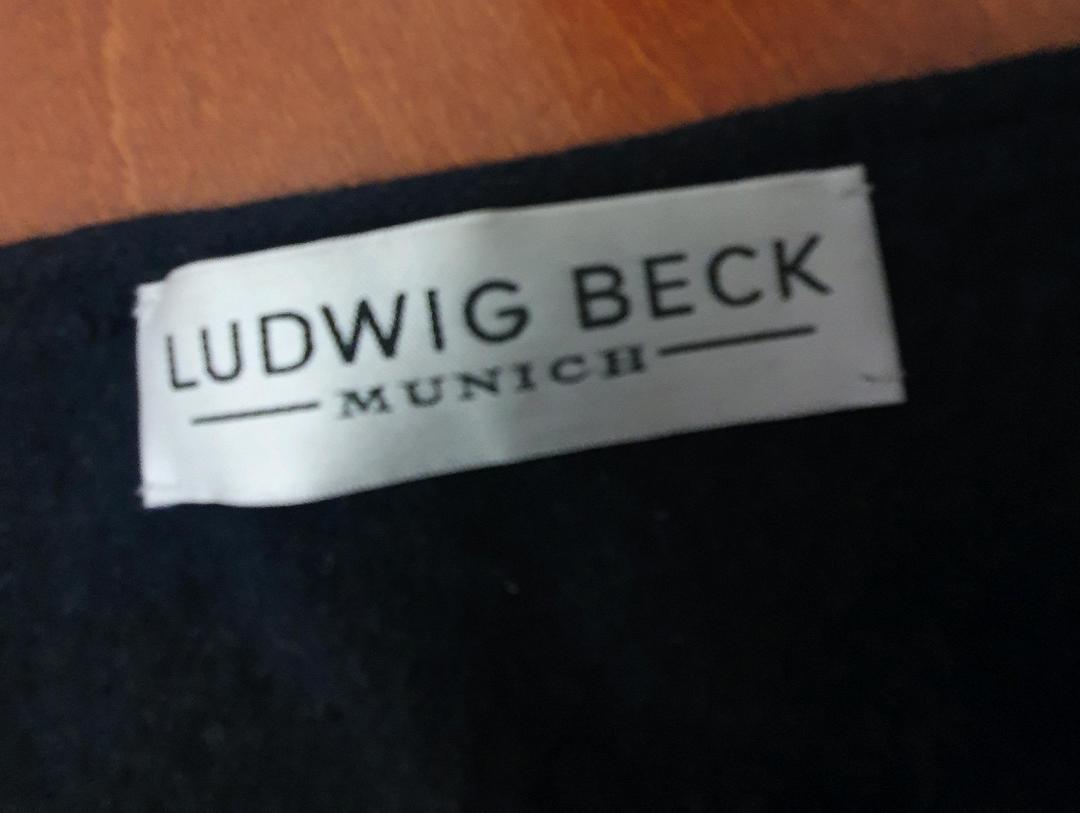 Ludwig Beck Синий пуловер 100% кашемир — фото 2