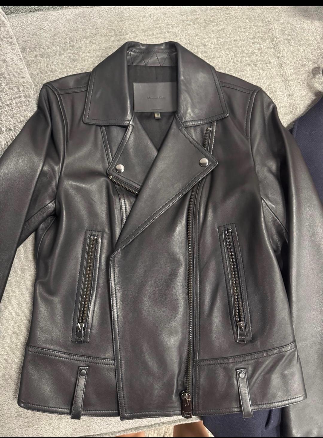 Massimo Dutti Кожаная куртка Massimo Dutti — фото 2