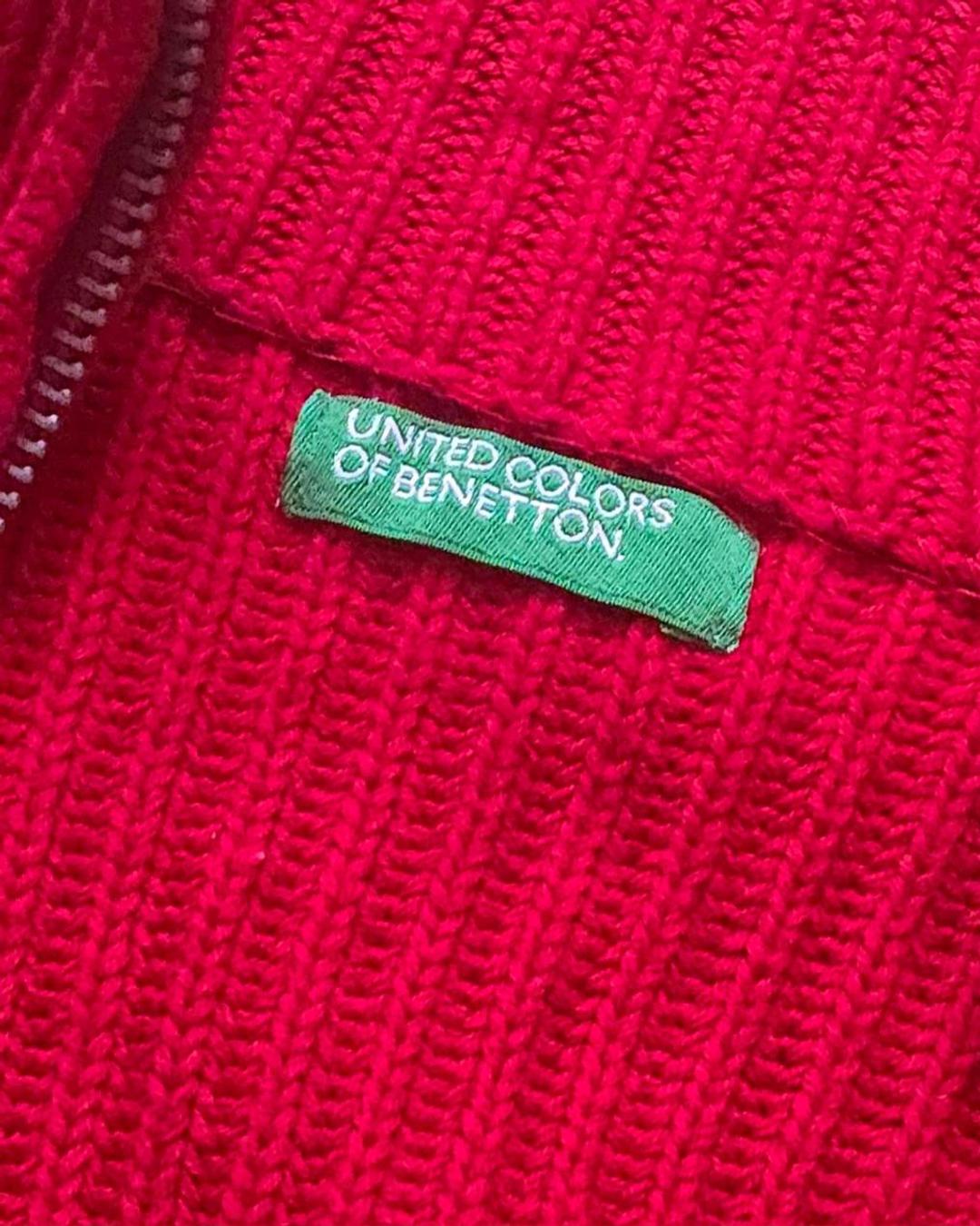 United Colors of Benetton Кофта красная — фото 2