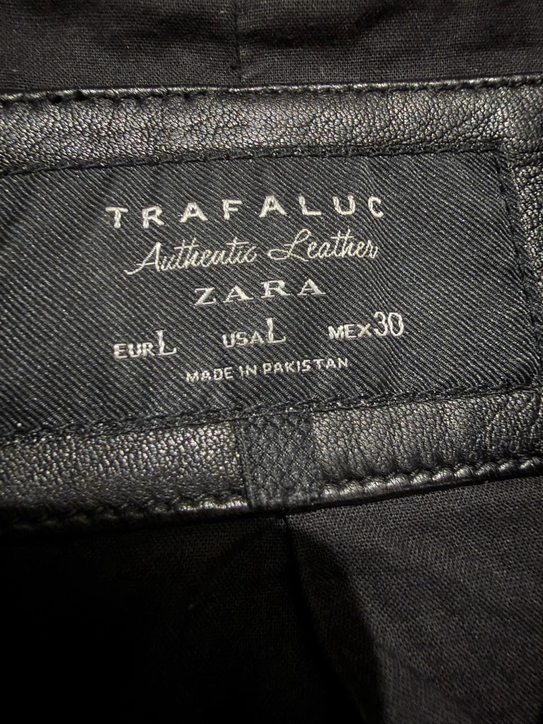 Zara Кожаная куртка Zara — фото 2