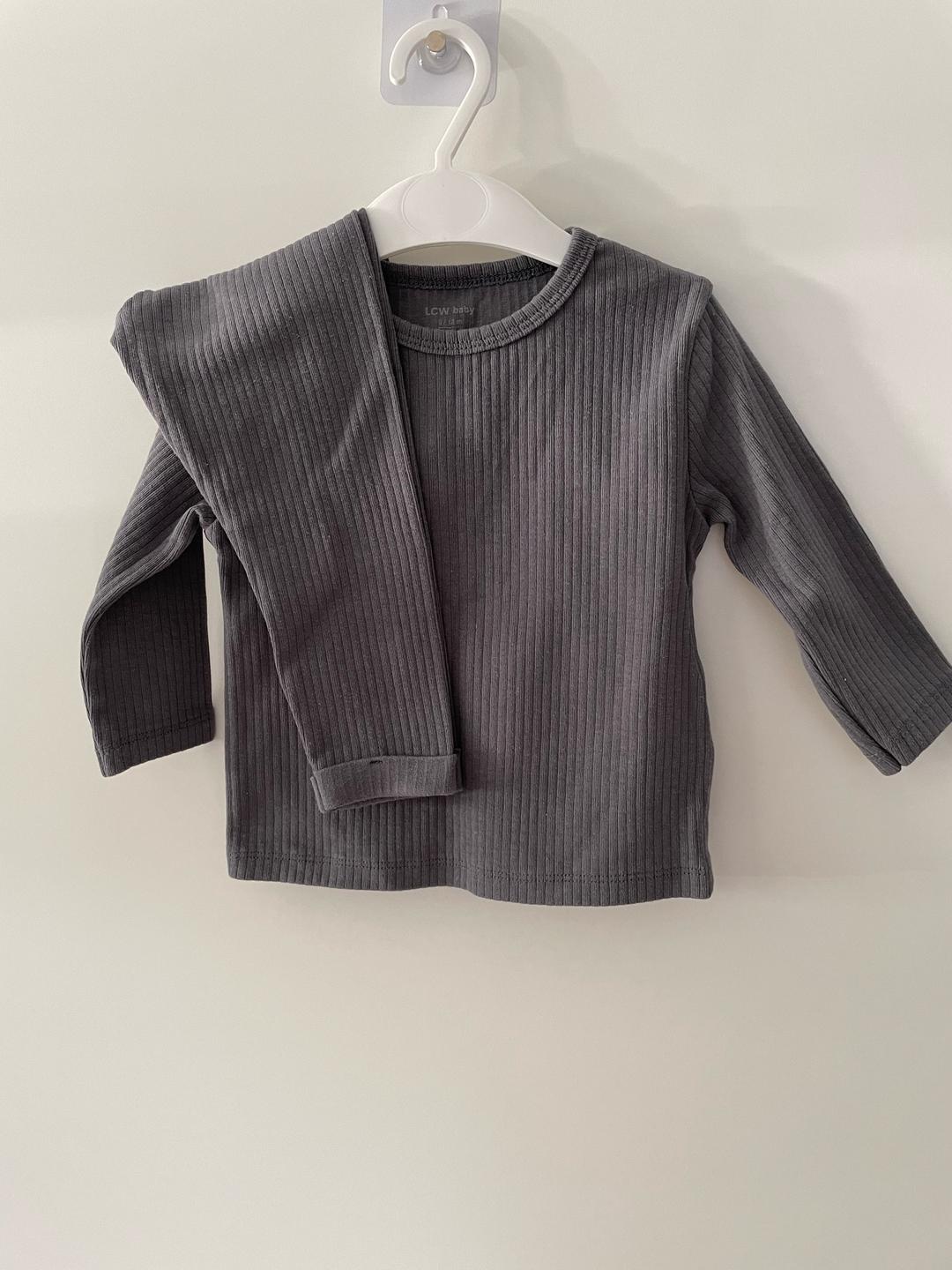 LC Waikiki Продам стильный детский костюм-рубчик LC Waikiki (LCW baby) серого цвета — фото 2