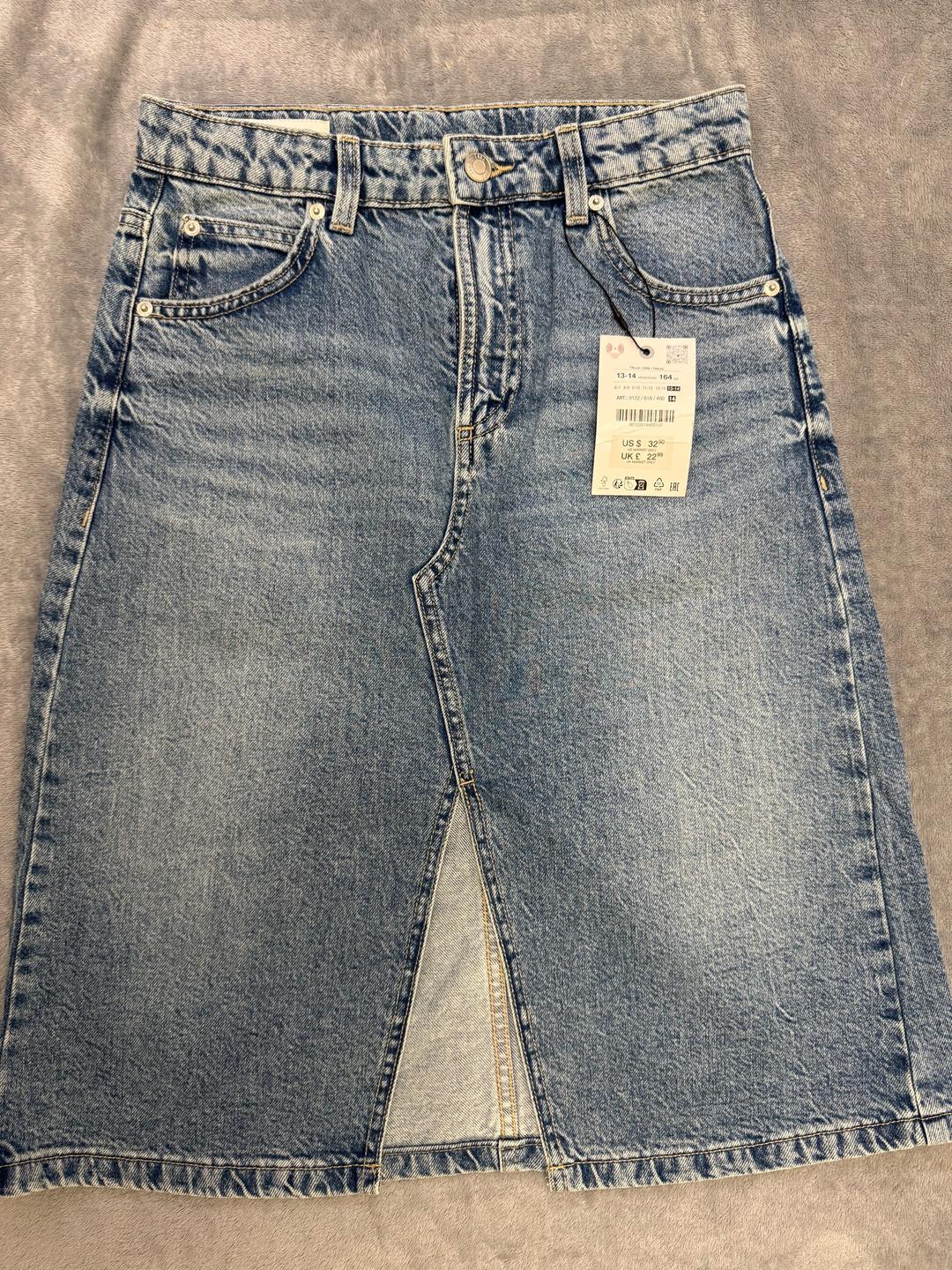 Zara Джинсовая юбка от ZARA — фото 2