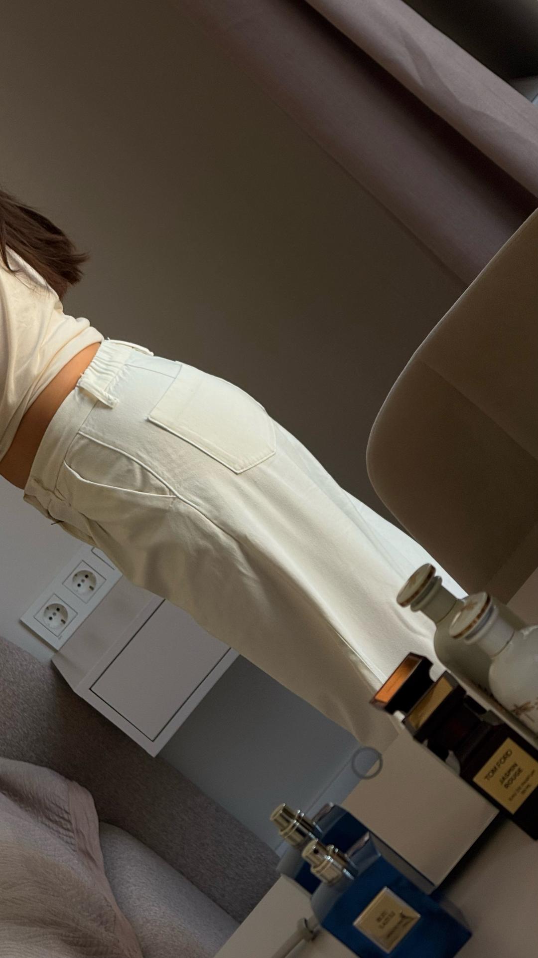 Uniqlo Брюки Uniqlo. Белая джинса — фото 2