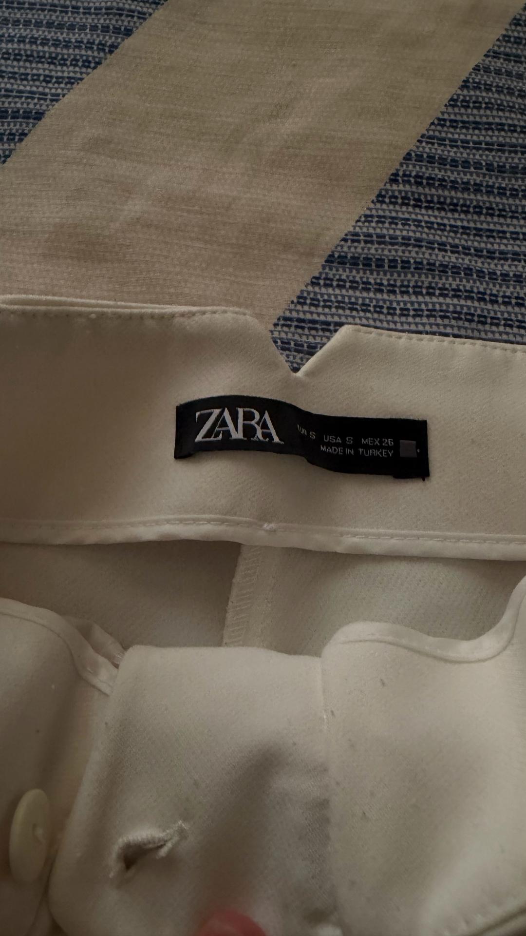 Zara Белый брюки Zara — фото 2