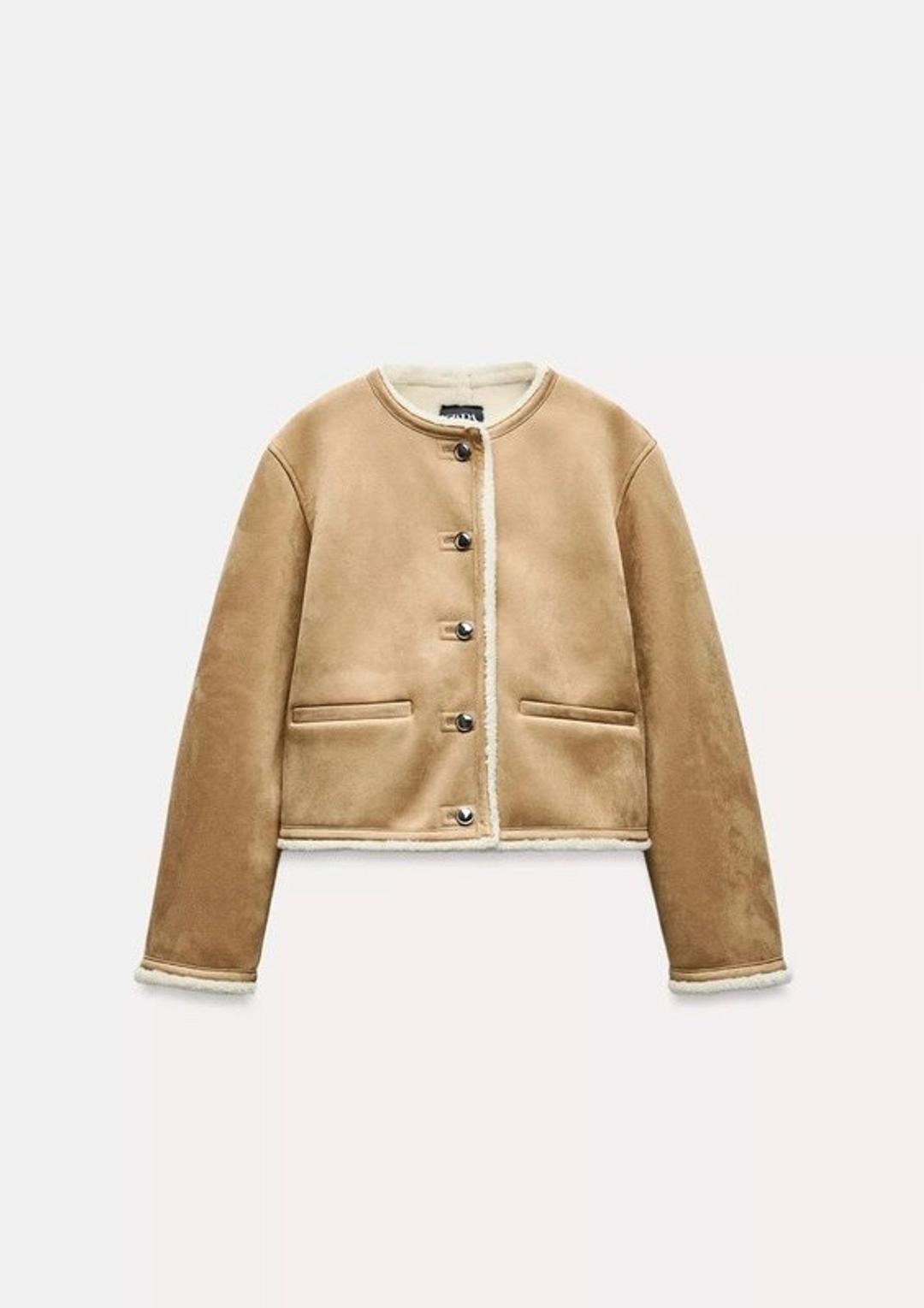 Zara Дубленка Zara — фото 2