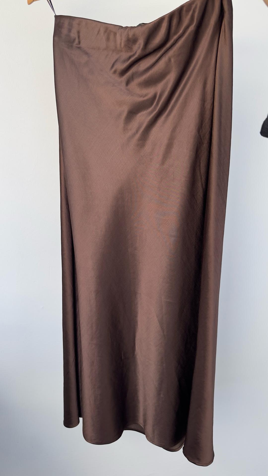Massimo Dutti Юбка атлас Massimo D — фото 2
