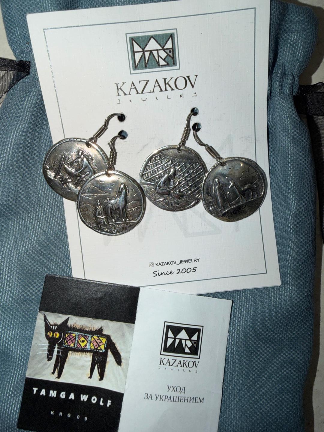 Kazakov Серьги серебро — фото 2