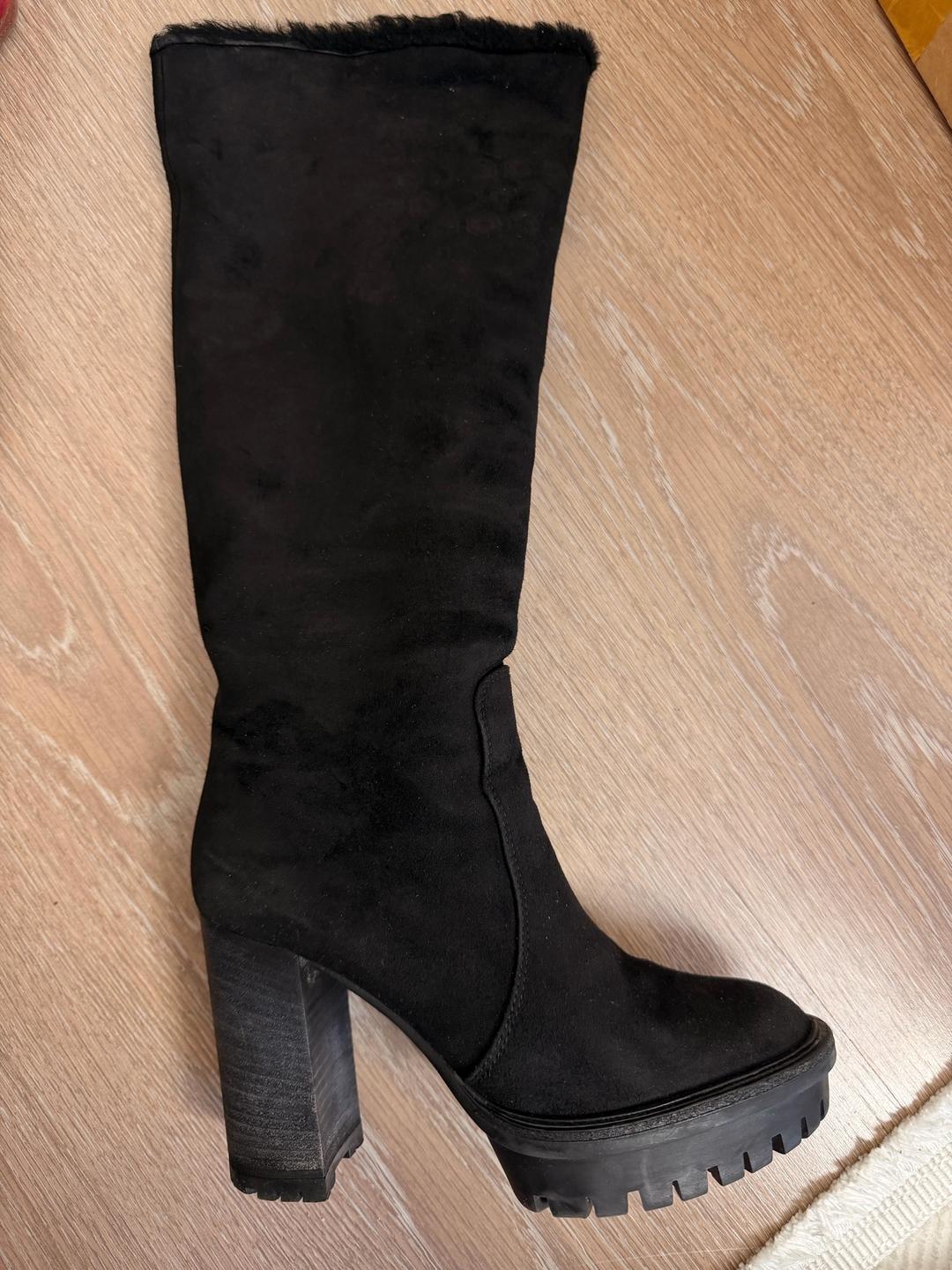 Gianvito Rossi Сапоги женские на платформе и каблуке — фото 2