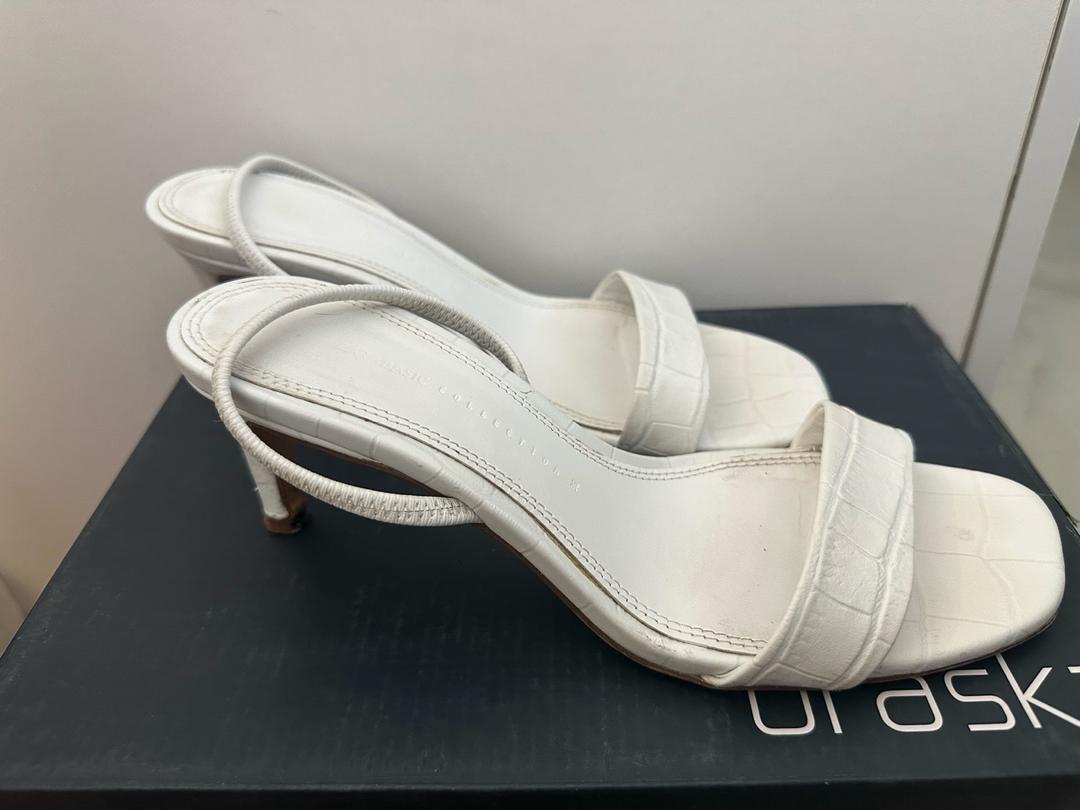 Zara Белые босоножки Zara — фото 2