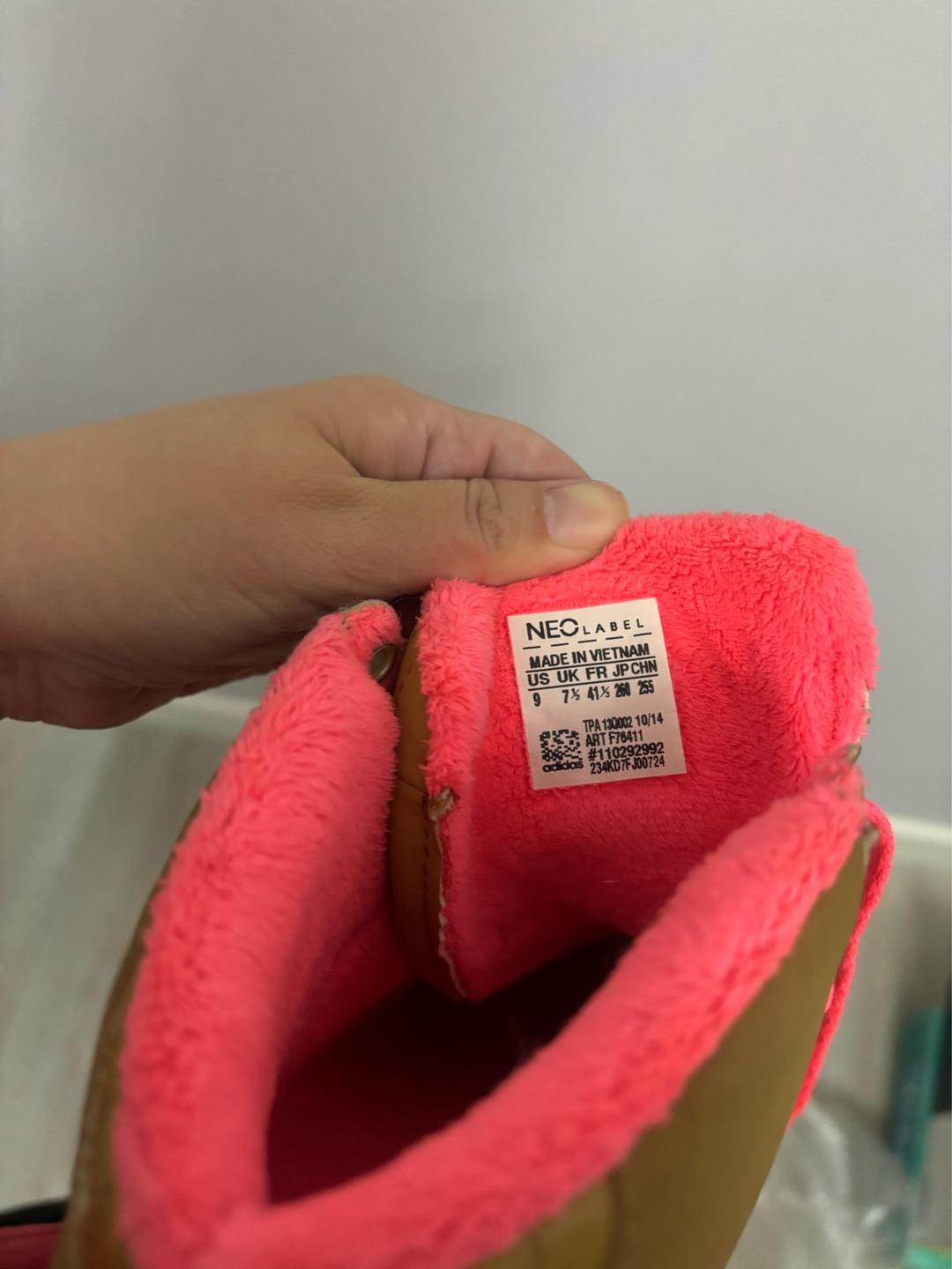 Adidas Сникерсы adidas на танкетке зимние — фото 2