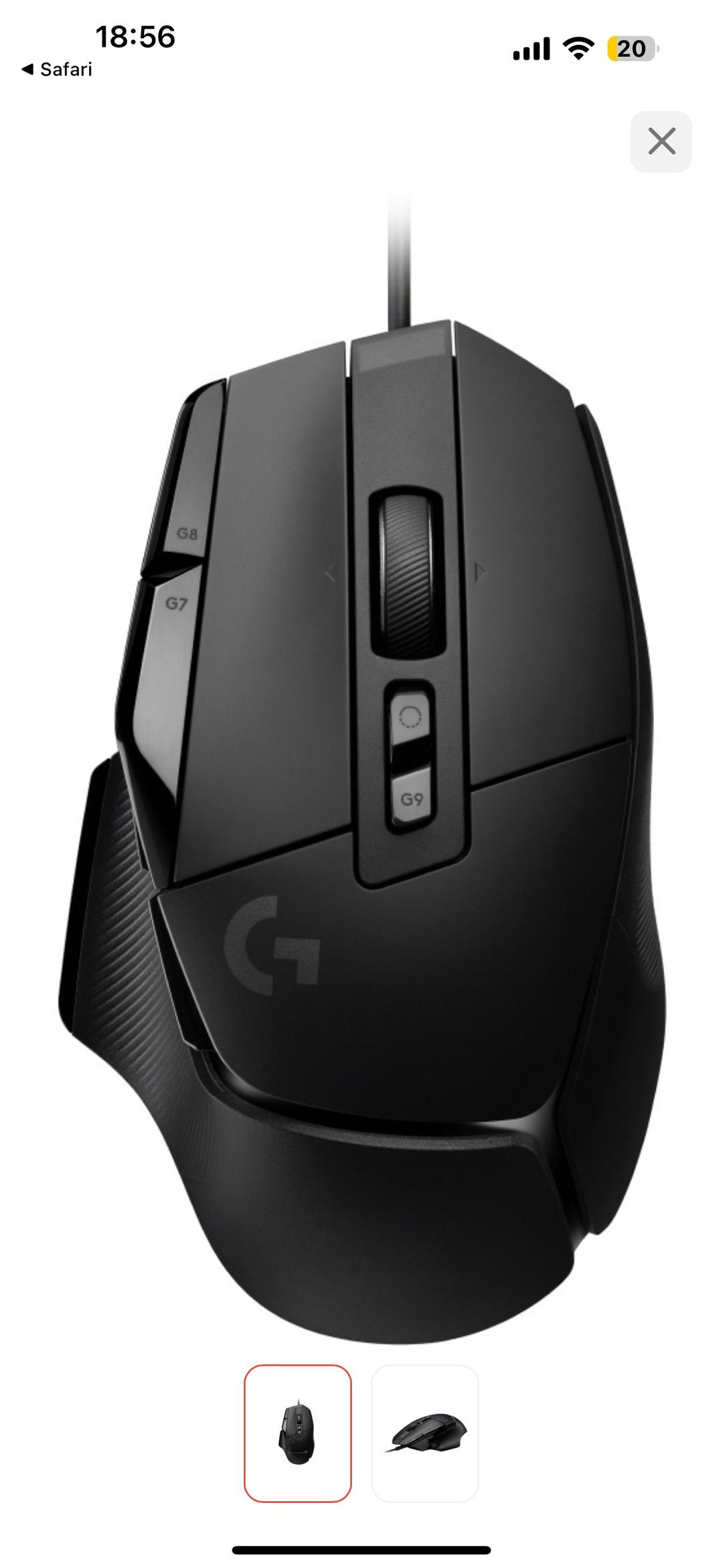 Logitech Мышь Logitech G502 X черный — фото 2