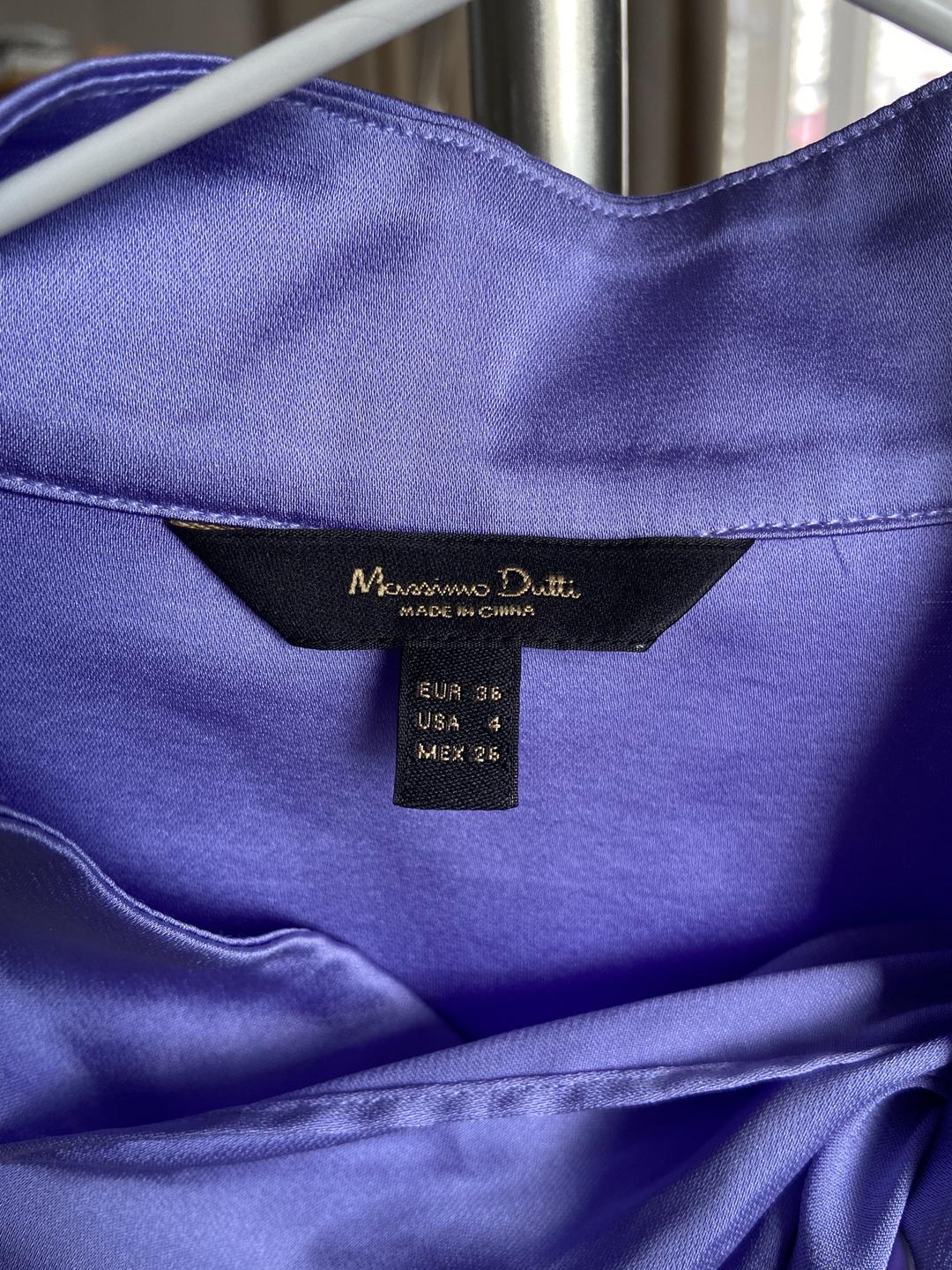 Massimo Dutti блузка aтласная — фото 2