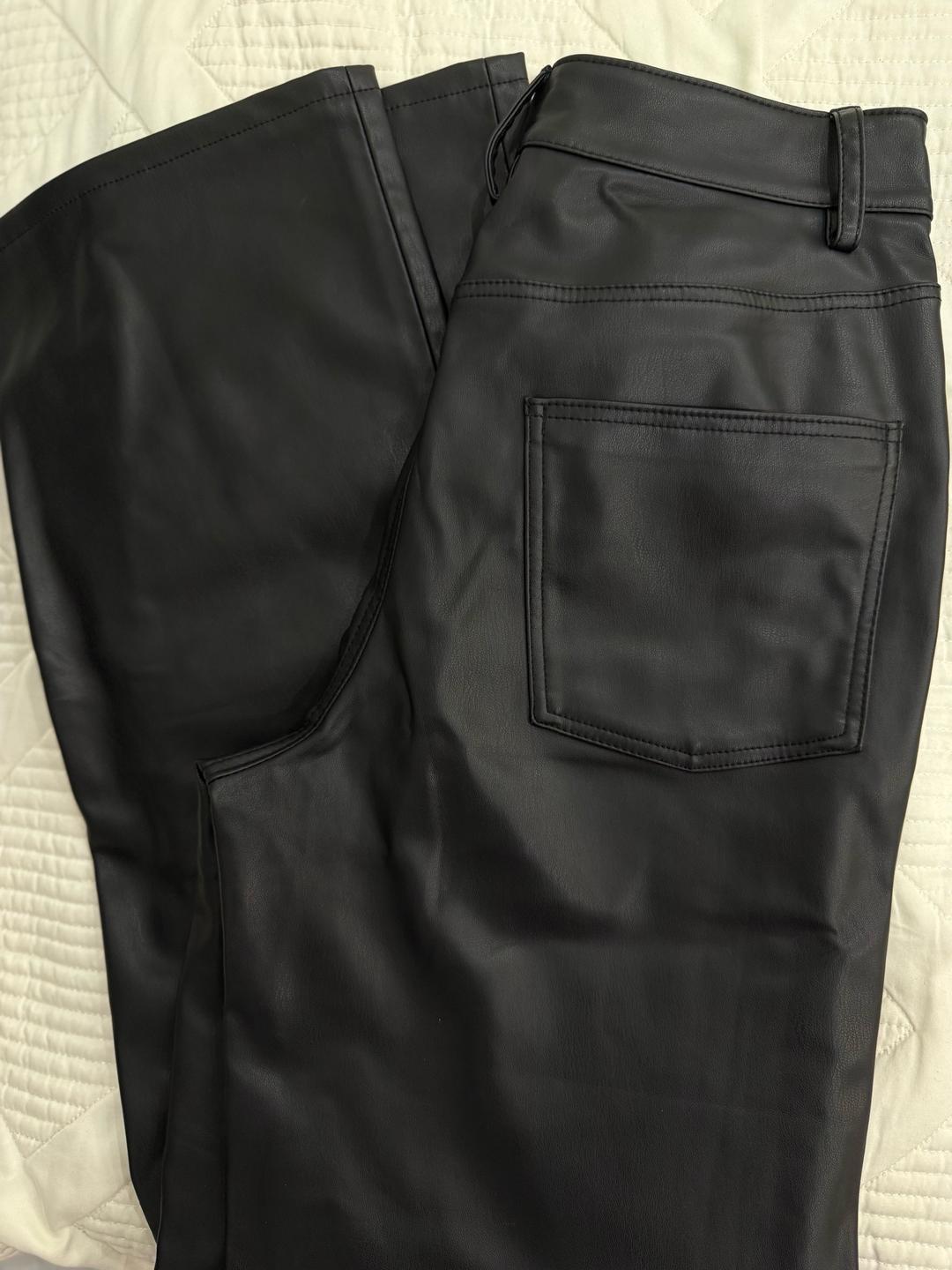 Zara Кожаные штаны Zara — фото 2