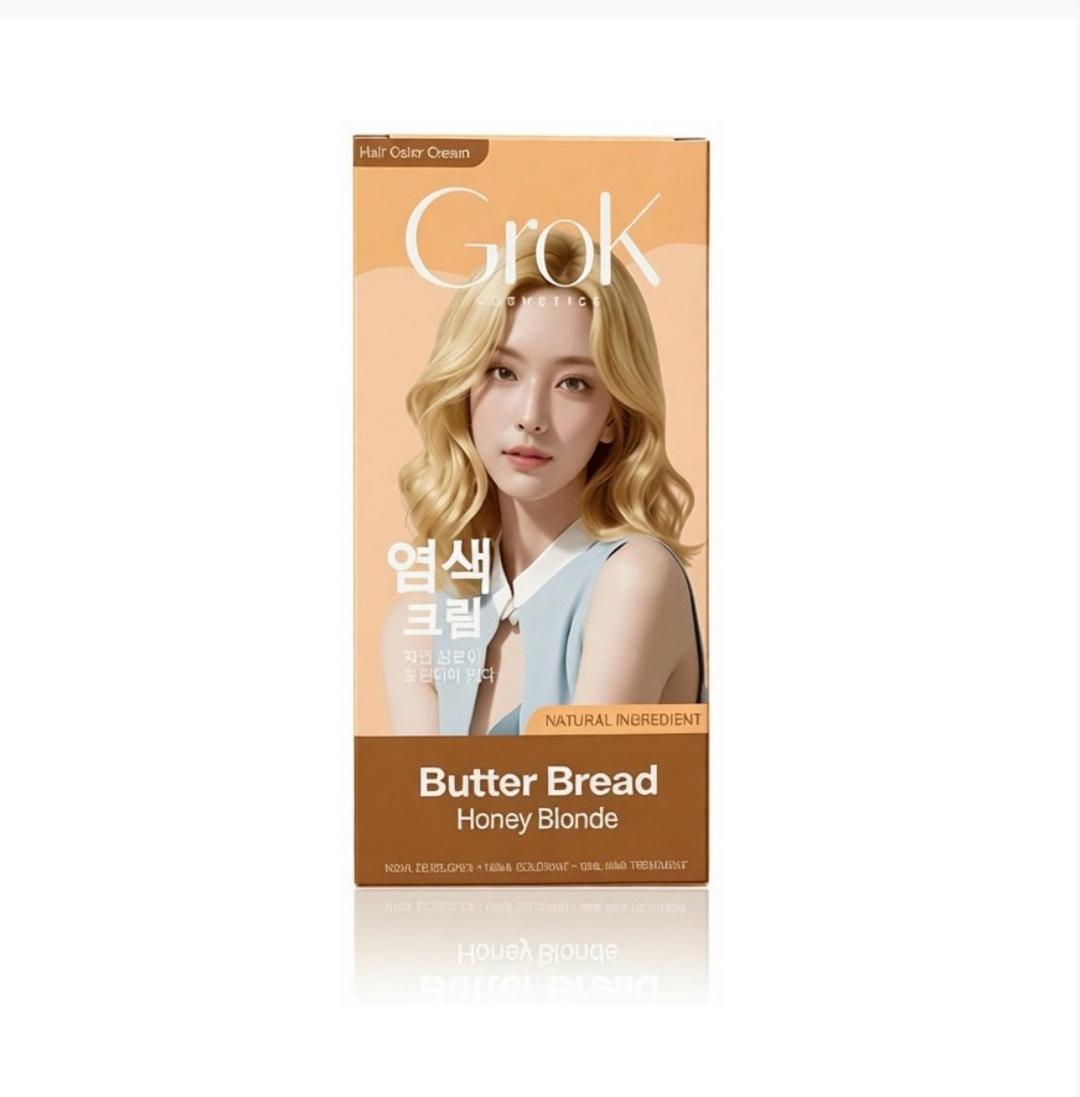Grok Cosmetic Корейская краска для волос Butter Bread Honey Blonde🤤 — фото 2