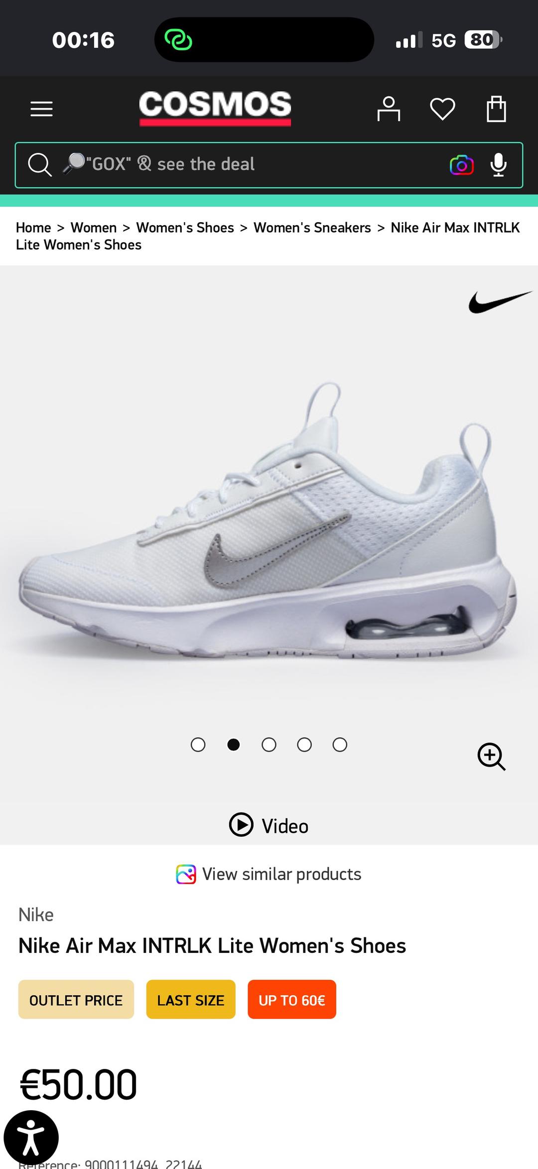 Nike Кроссовки Nike Air Max INTRLK Lite — фото 2